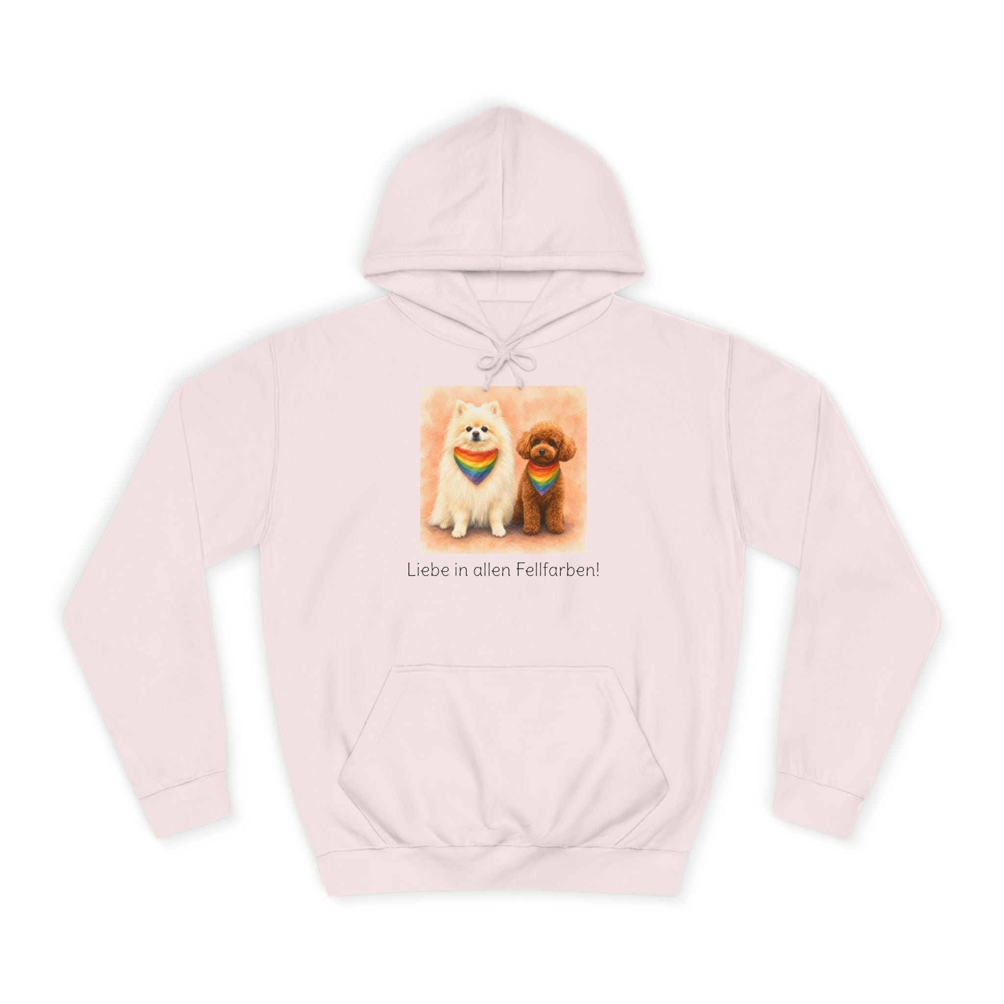 Personalisierter Unisex Hoodie mit Haustier – Regenbogen