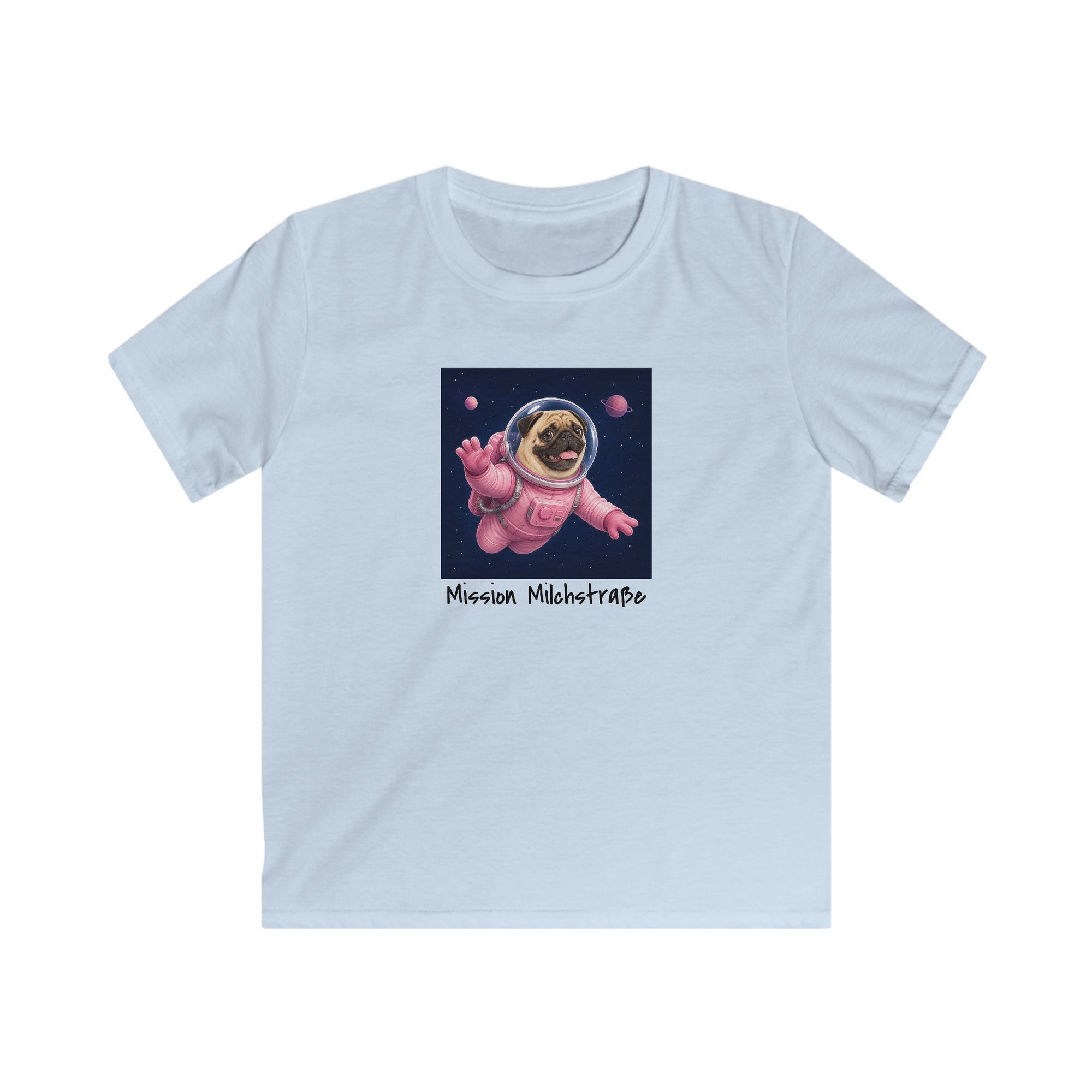 Personalisiertes Kinder T-Shirt mit Haustier – Astronaut
