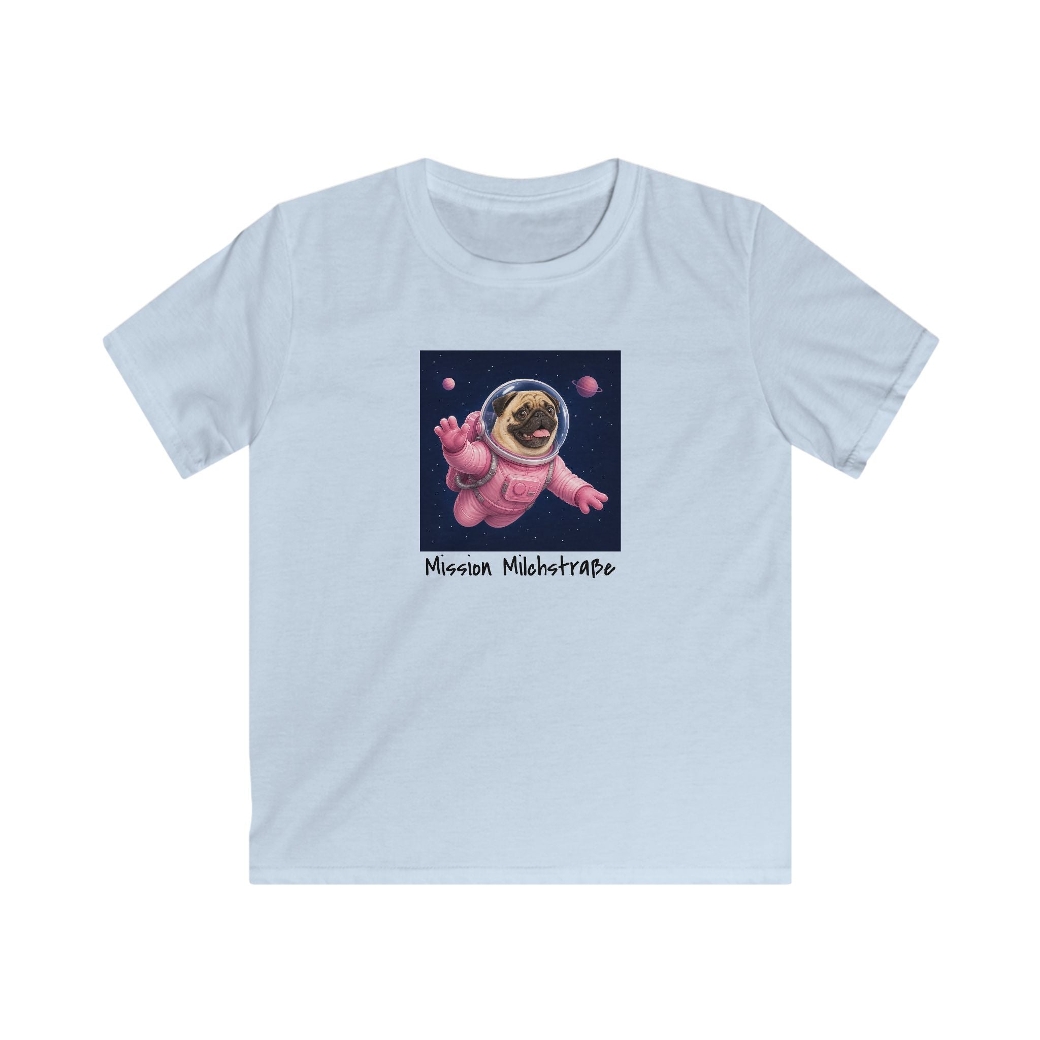 Personalisiertes Kinder T-Shirt mit Haustier – Astronaut