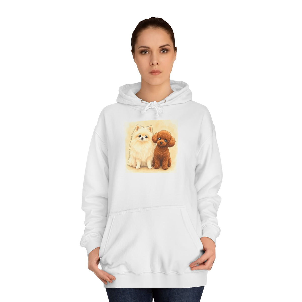 Personalisierter Unisex Hoodie mit Haustier – Manga