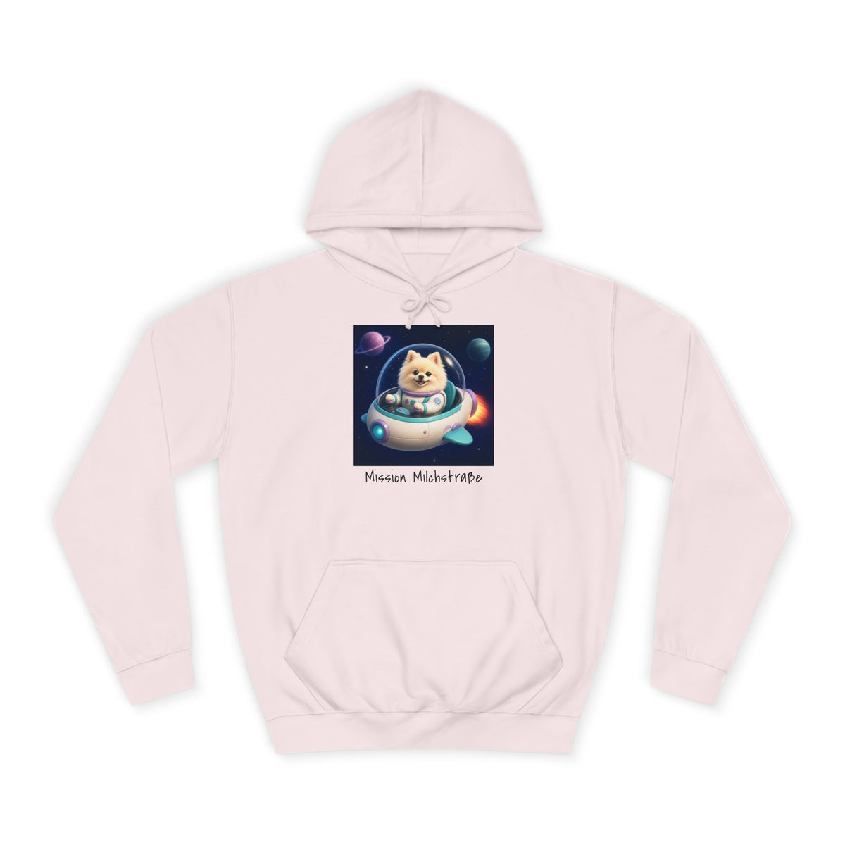 Personalisierter Unisex Hoodie mit Haustier – Spaceship