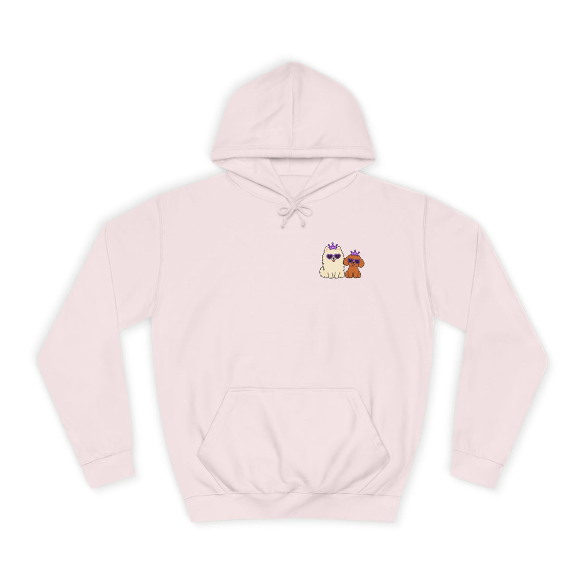 Personalisierter Unisex Hoodie mit Haustier – Purple Queen