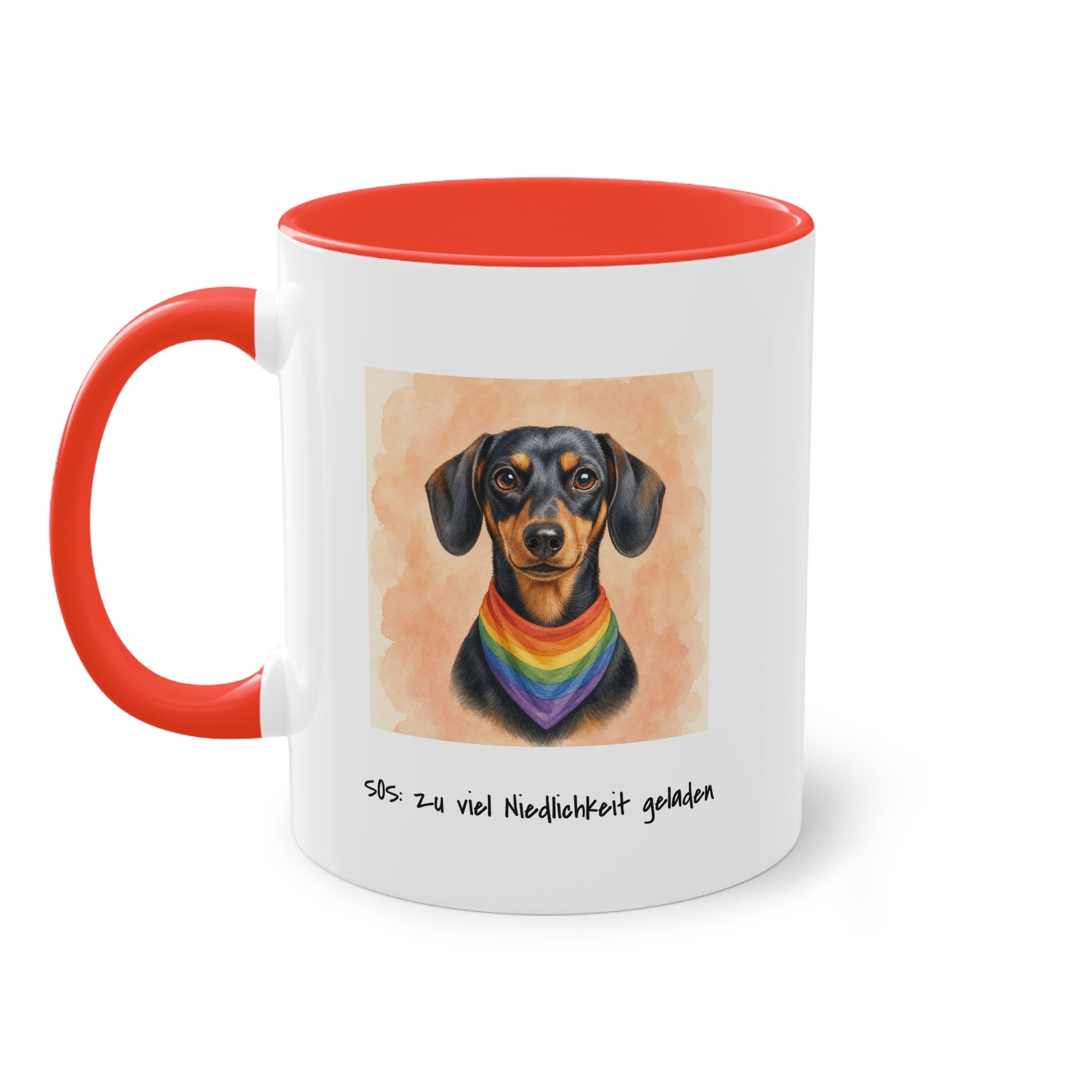 Personalisierte Tasse mit Haustier – Regenbogen