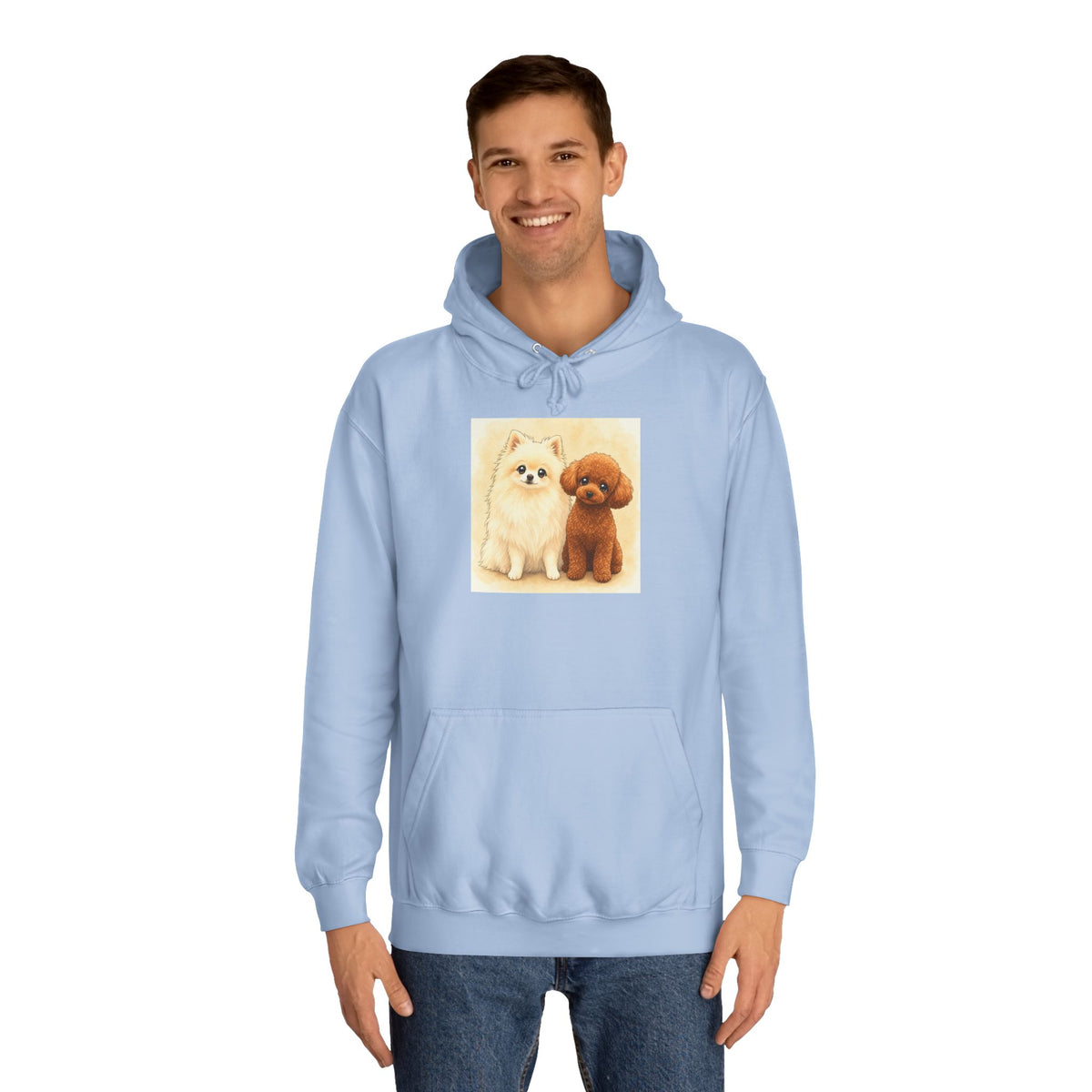 Personalisierter Unisex Hoodie mit Haustier – Manga