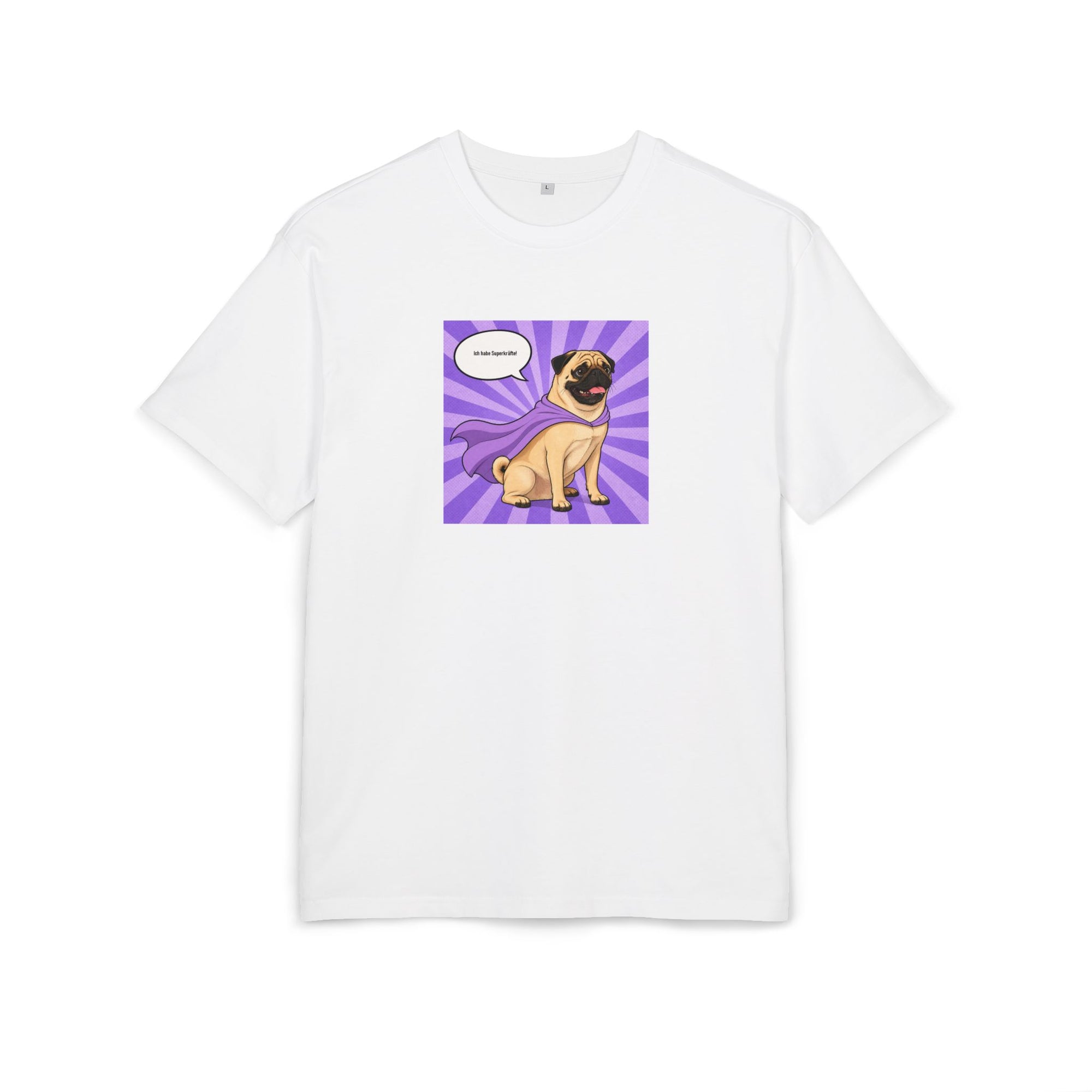 Personalisiertes Oversized Unisex T-Shirt mit Haustier – Hero