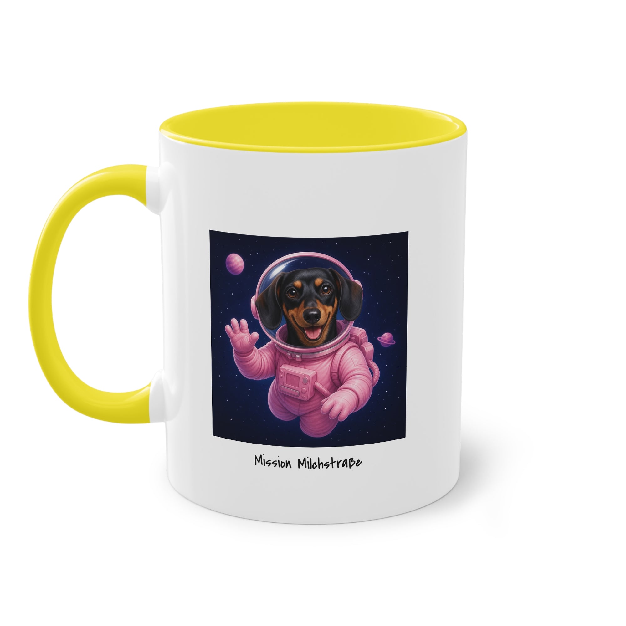 Personalisierte Tasse mit Haustier – Astronaut