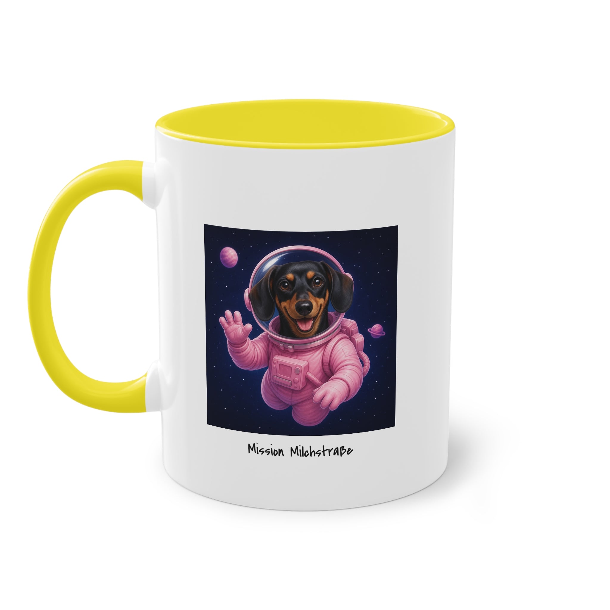 Personalisierte Tasse mit Haustier – Astronaut