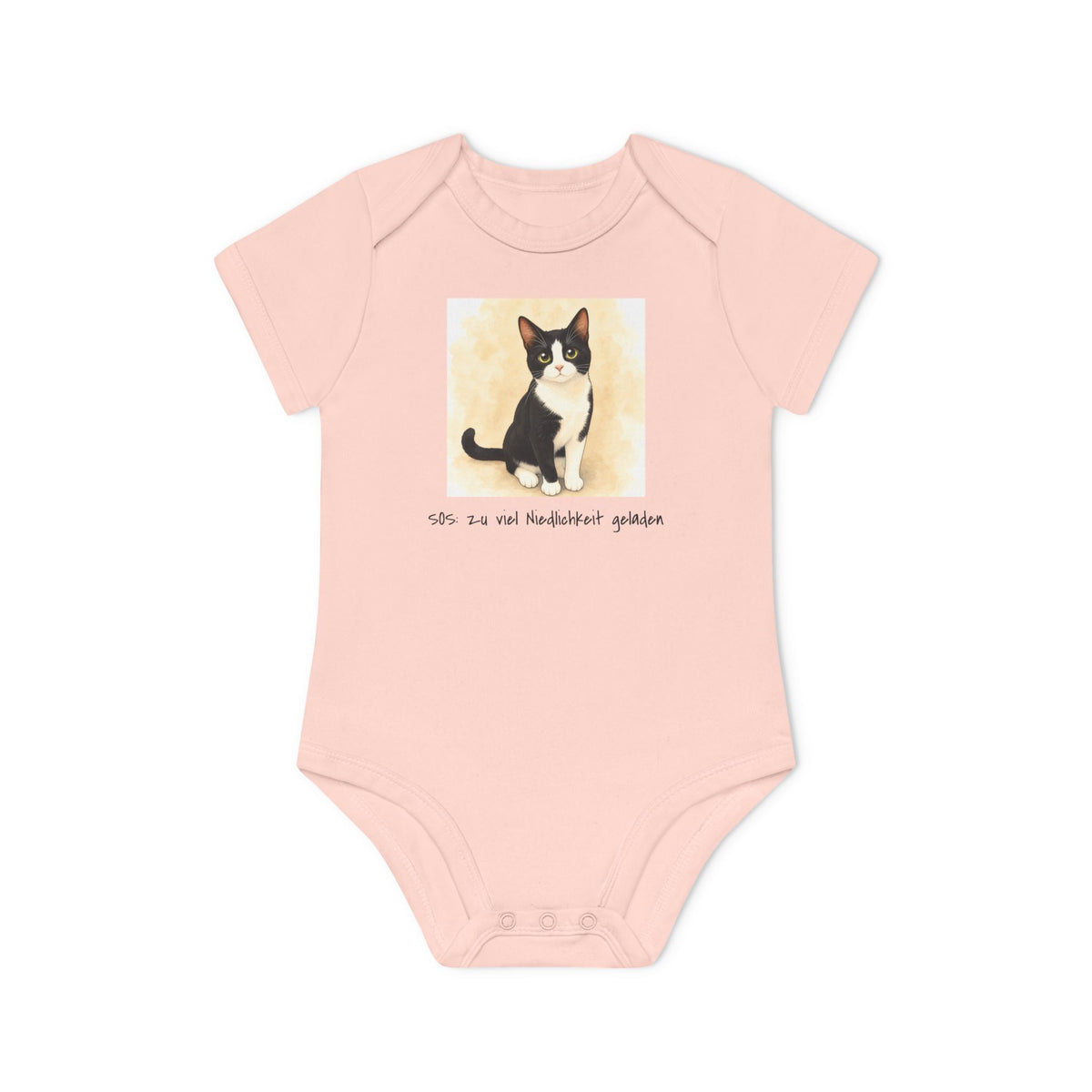 Personalisierter Baby-Body kurzarm Bio Baumwolle – Manga