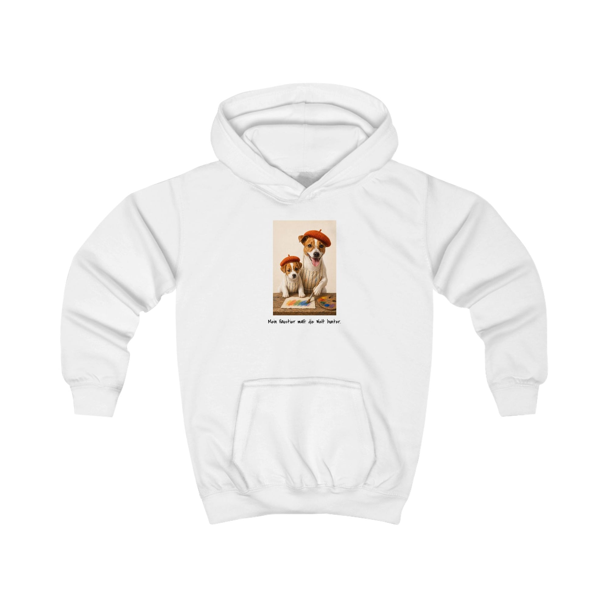 Personalisierter Kinder-Hoodie mit Haustier – The Artist