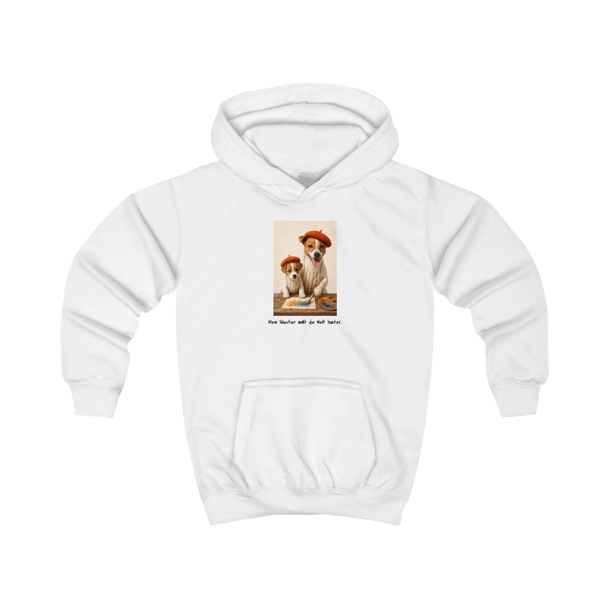 Personalisierter Kinder-Hoodie mit Haustier – The Artist