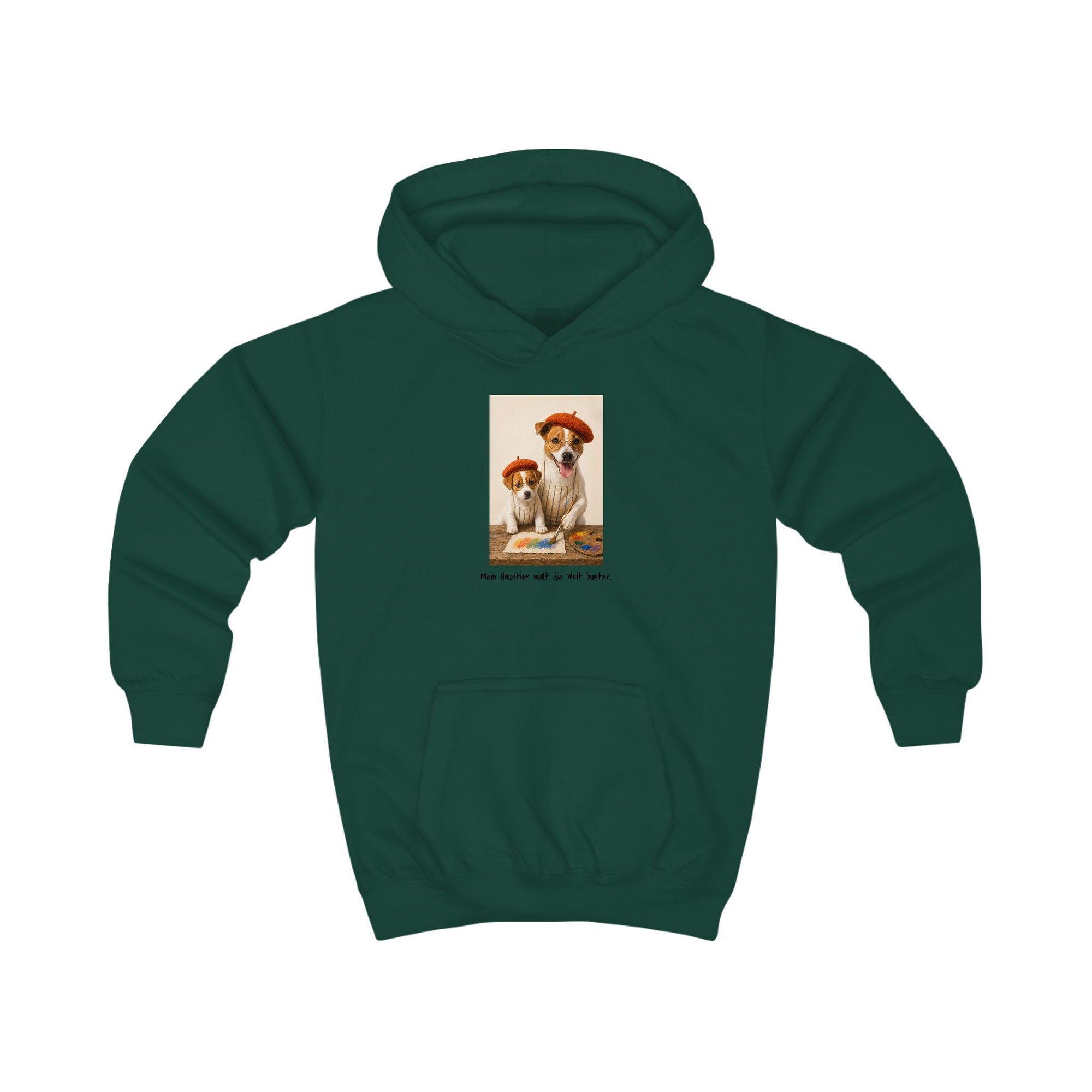 Personalisierter Kinder-Hoodie mit Haustier – The Artist