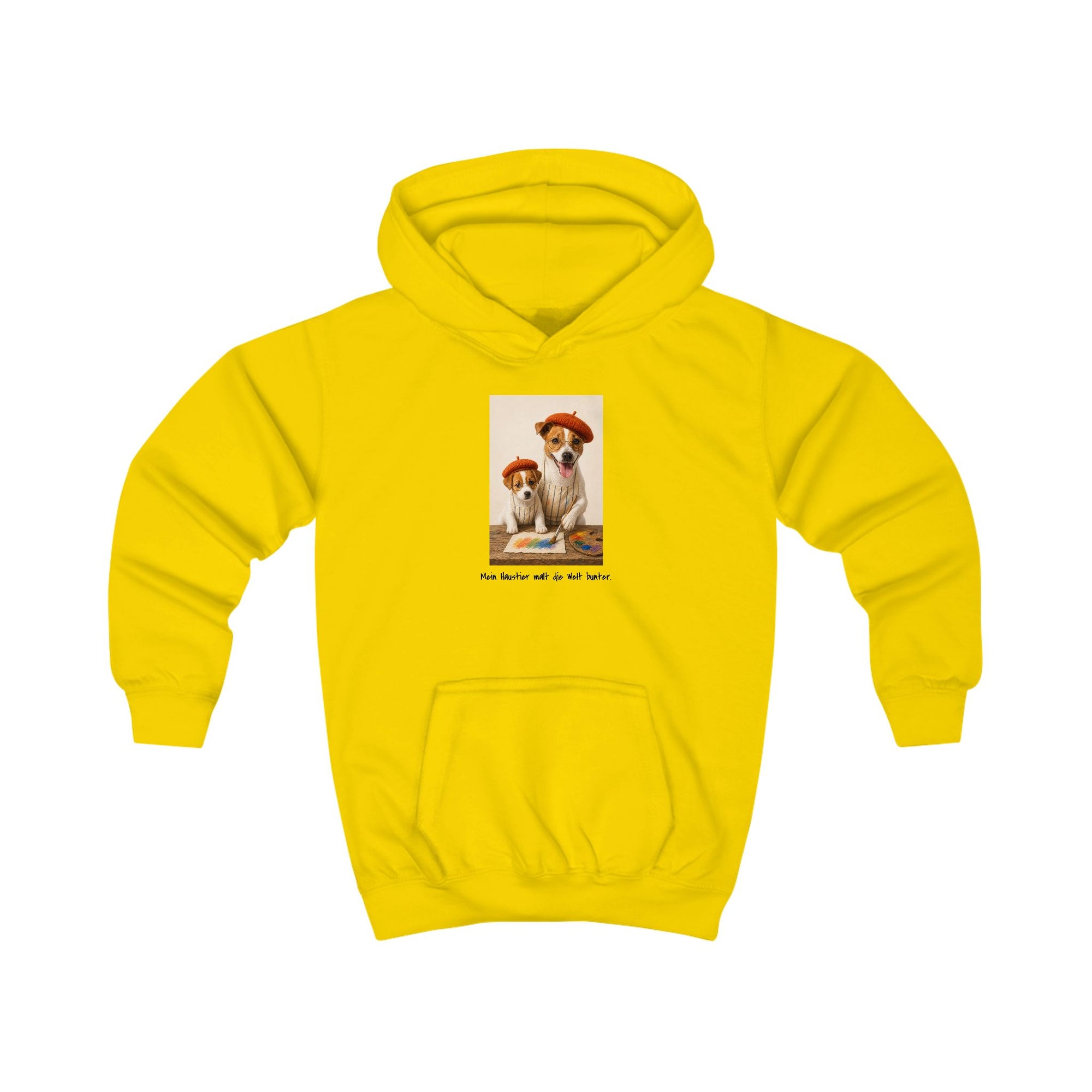 Personalisierter Kinder-Hoodie mit Haustier – The Artist