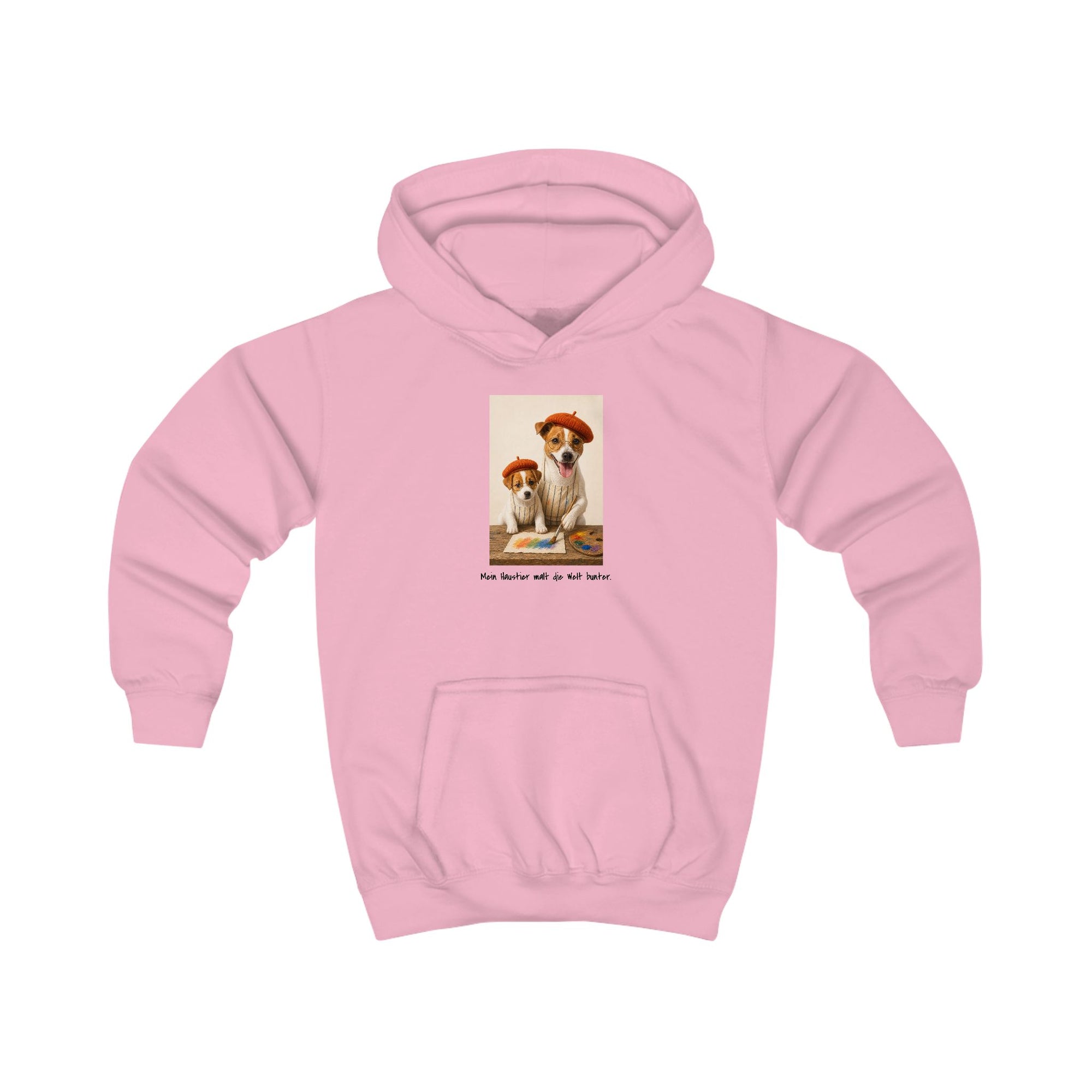 Personalisierter Kinder-Hoodie mit Haustier – The Artist