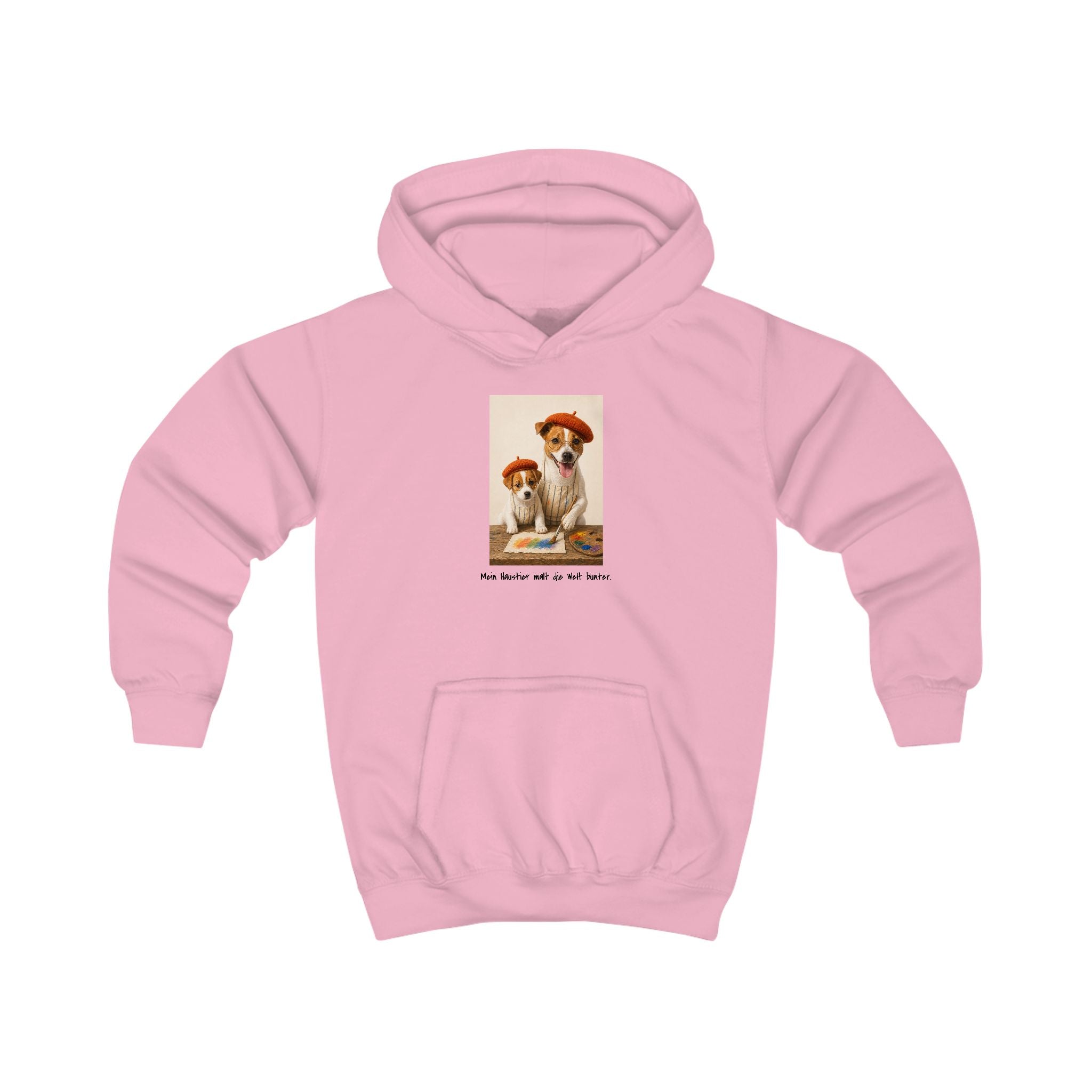 Personalisierter Kinder-Hoodie mit Haustier – The Artist