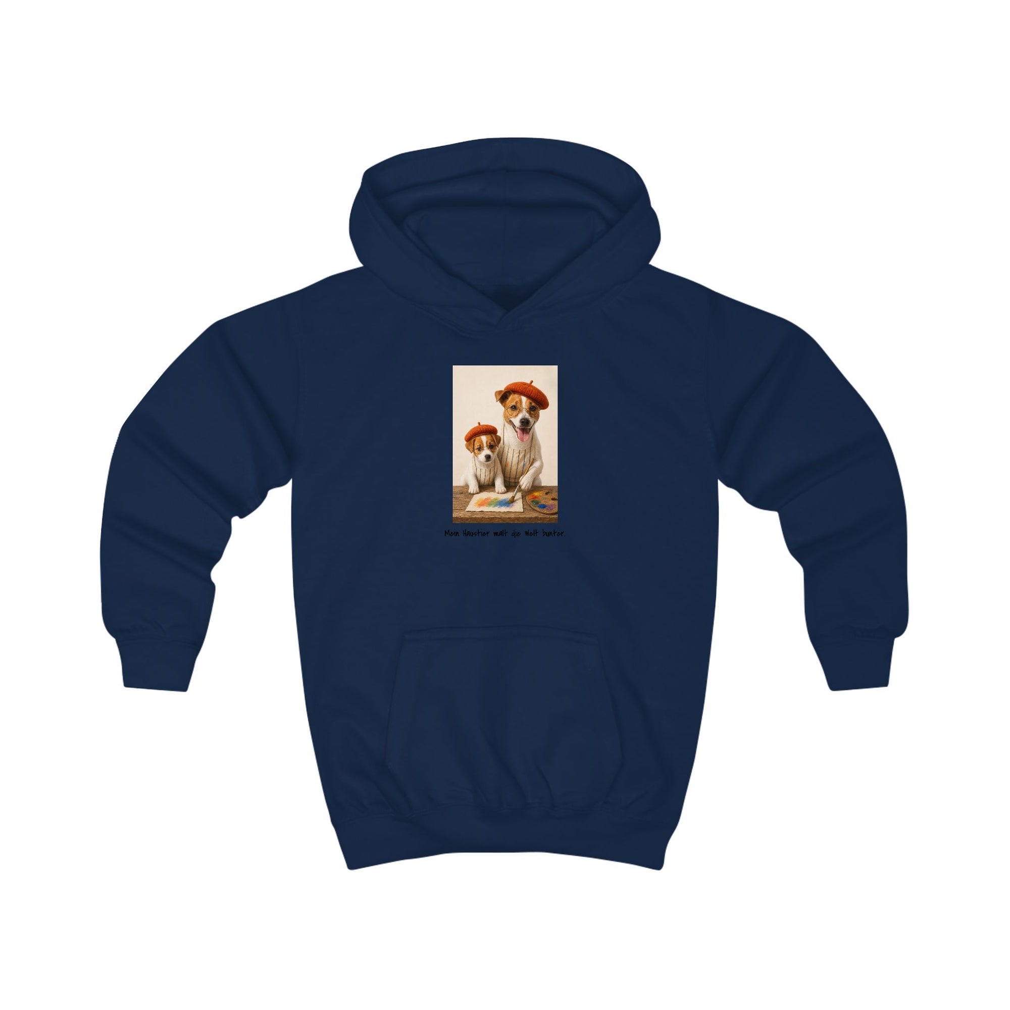 Personalisierter Kinder-Hoodie mit Haustier – The Artist