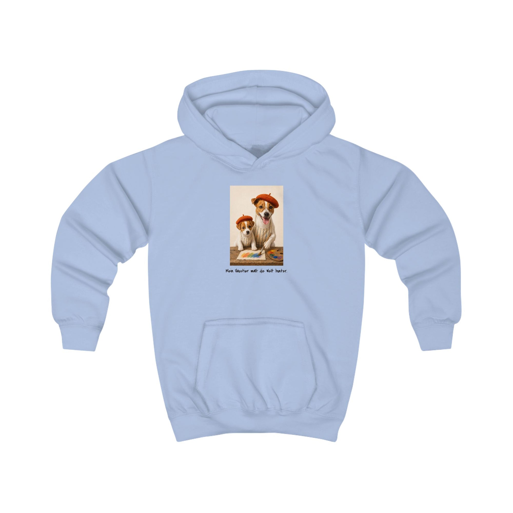 Personalisierter Kinder-Hoodie mit Haustier – The Artist