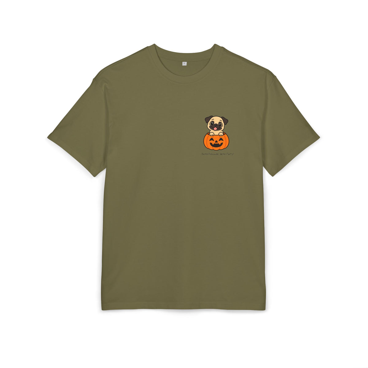 Personalisiertes Oversized Unisex T-Shirt mit Haustier –  Halloween Pet