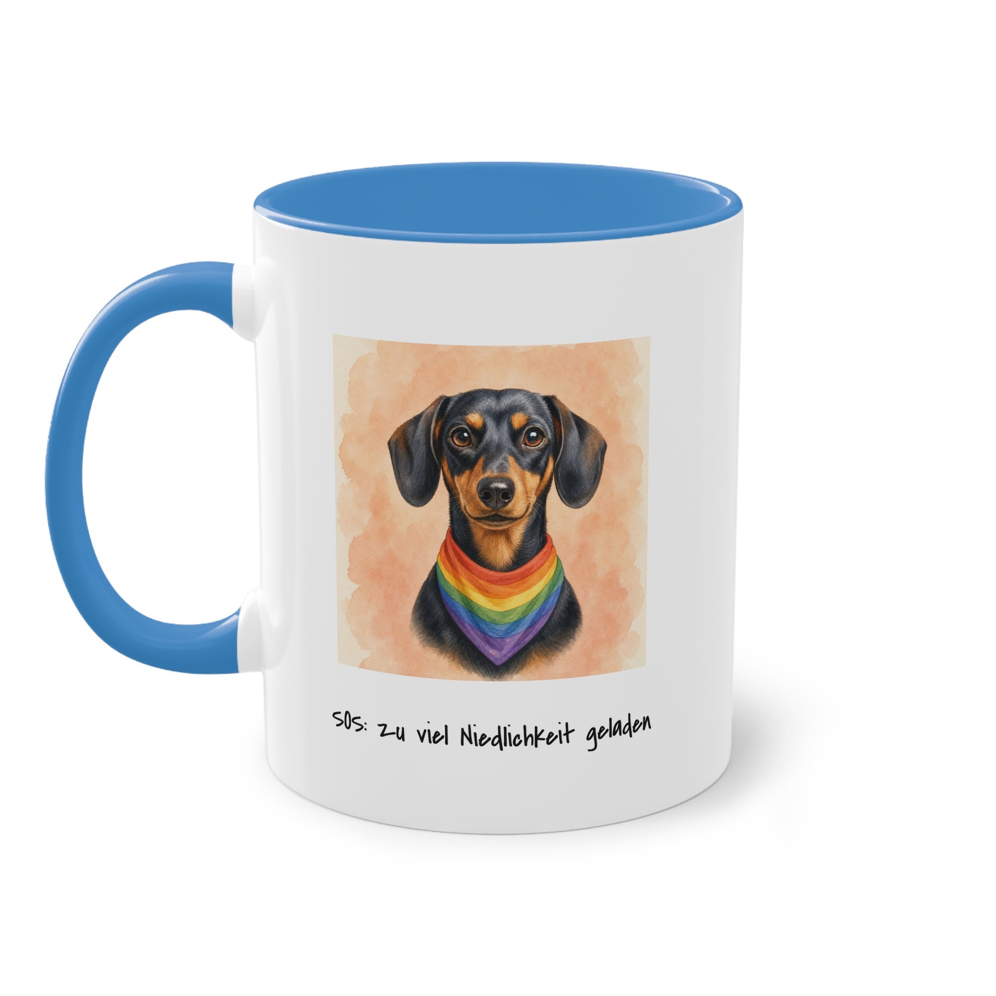 Personalisierte Tasse mit Haustier – Regenbogen
