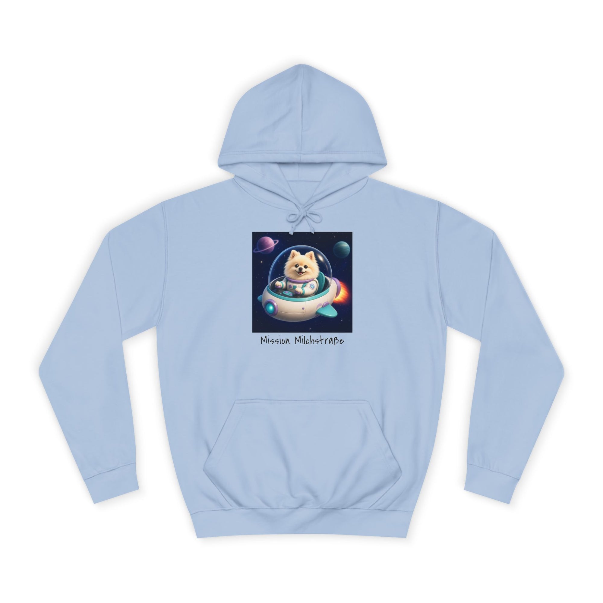 Personalisierter Unisex Hoodie mit Haustier – Spaceship