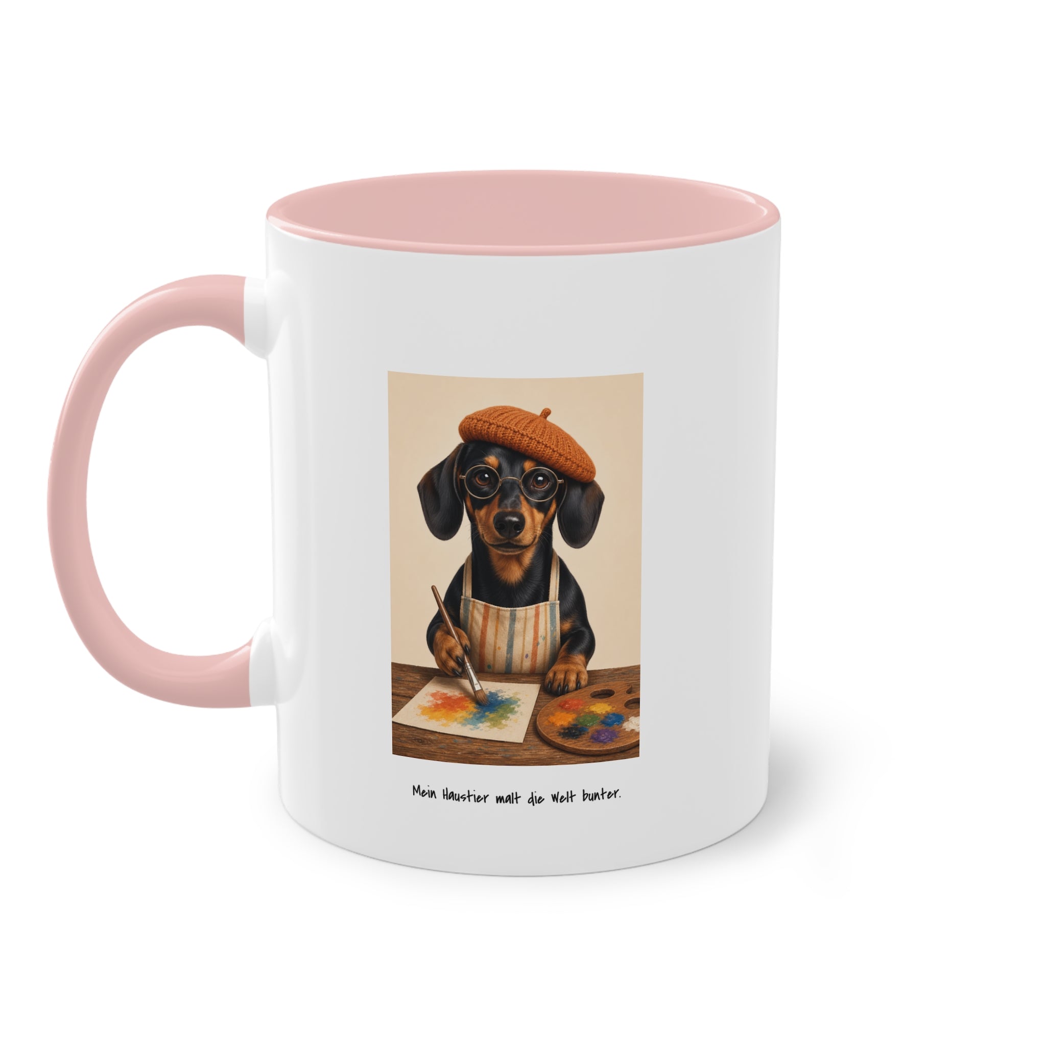 Personalisierte Tasse mit Haustier – The Artist