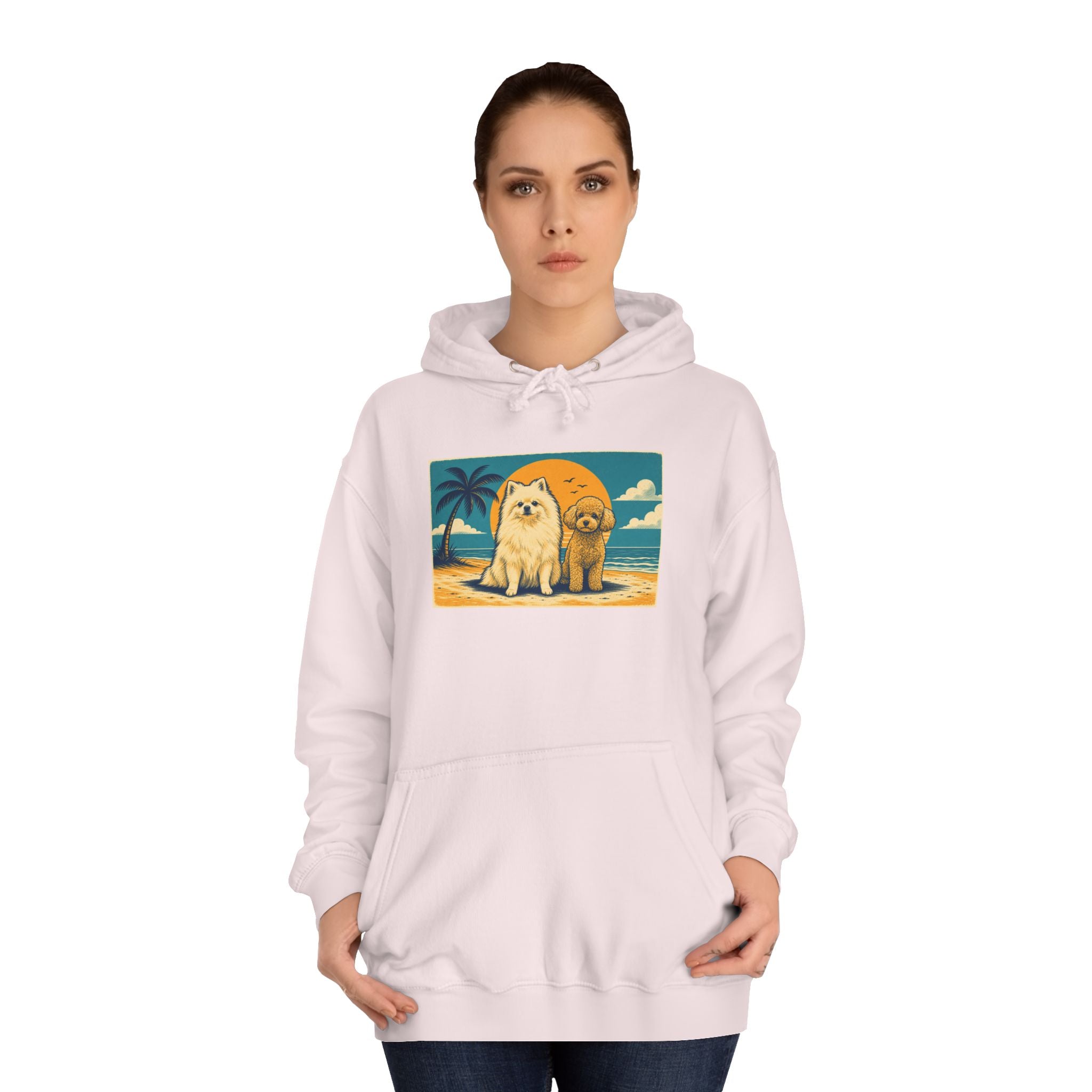 Personalisierter Unisex Hoodie mit Haustier – Summer Vibes