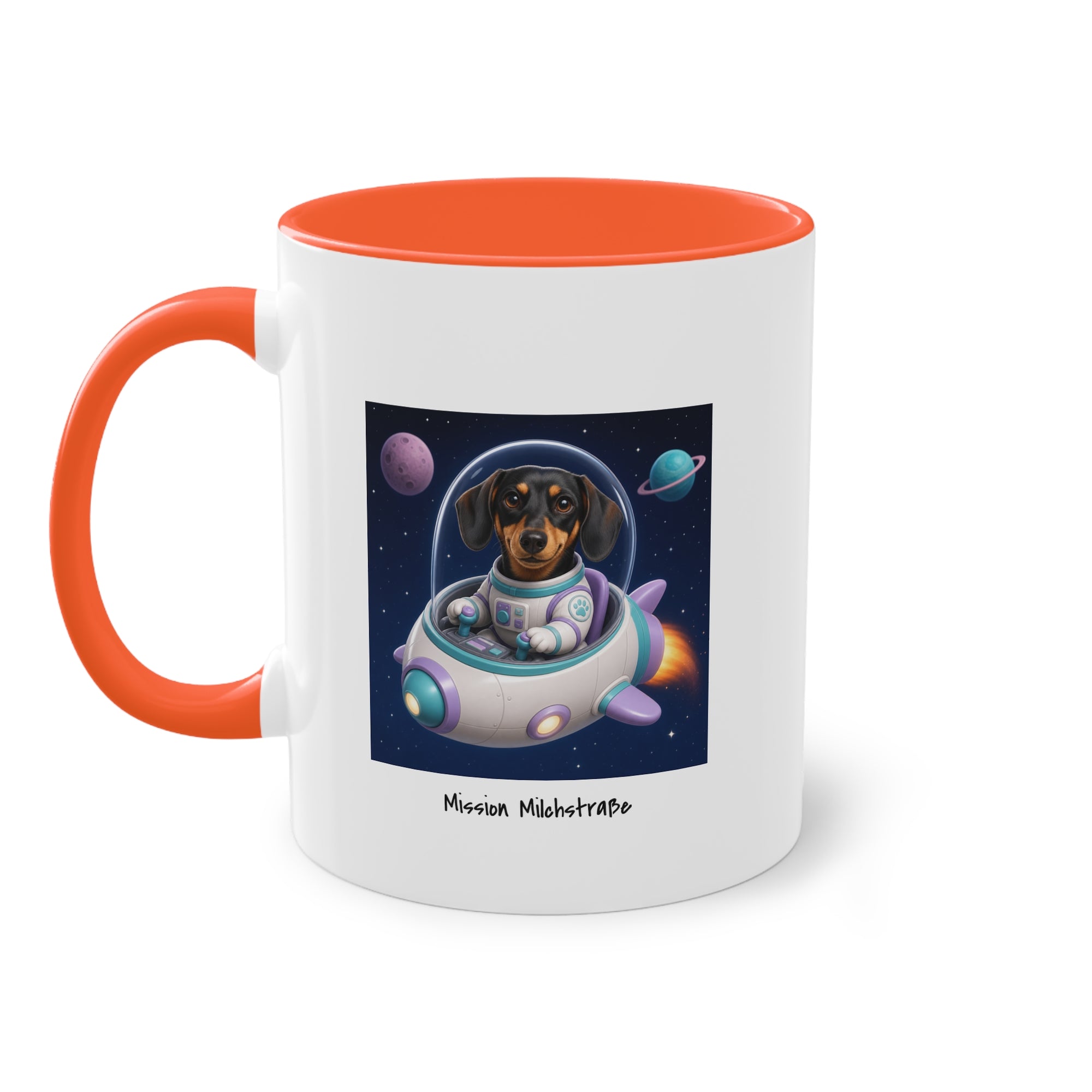 Personalisierte Tasse mit Haustier – Spaceship