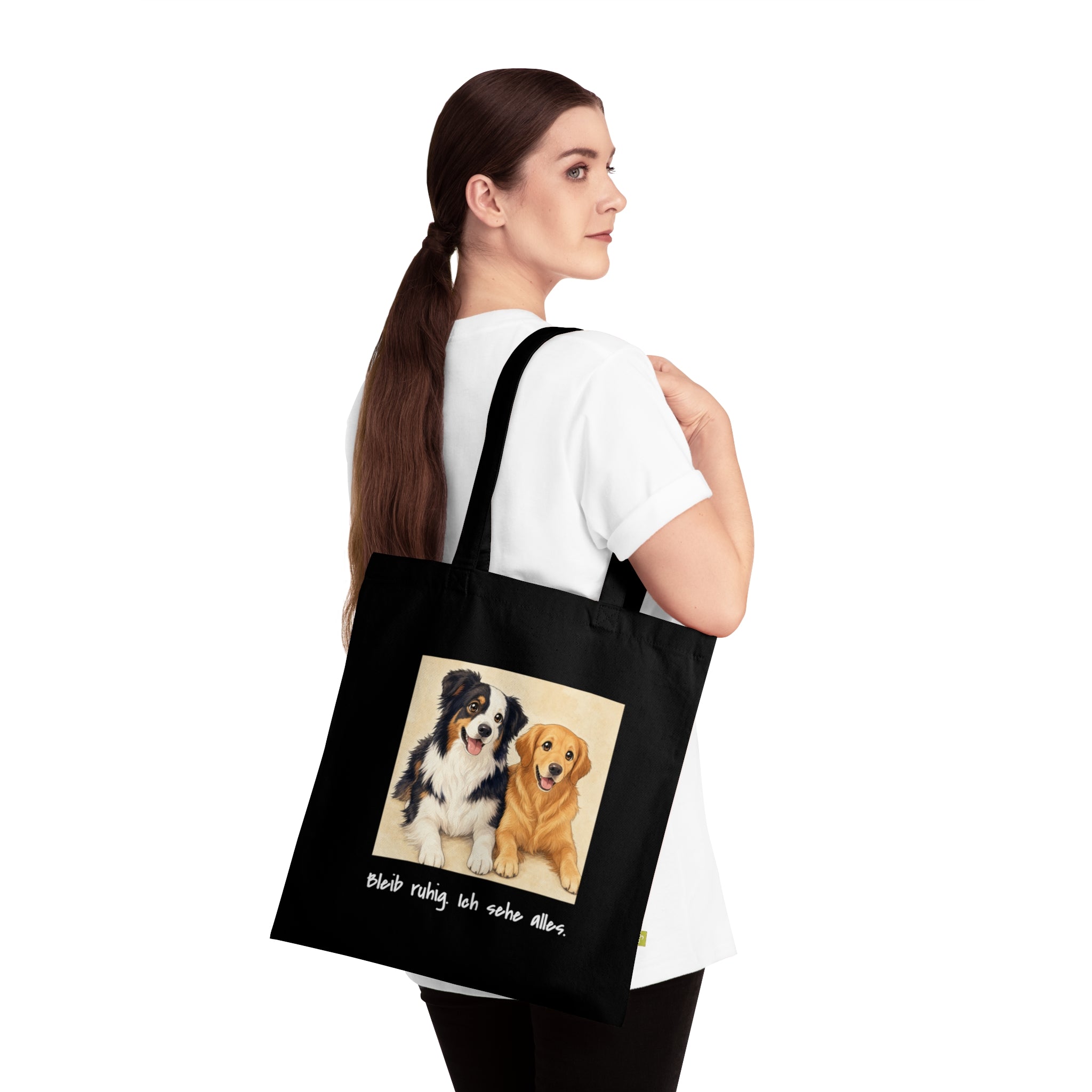 Personalisierte Baumwolltasche mit Haustier – Manga