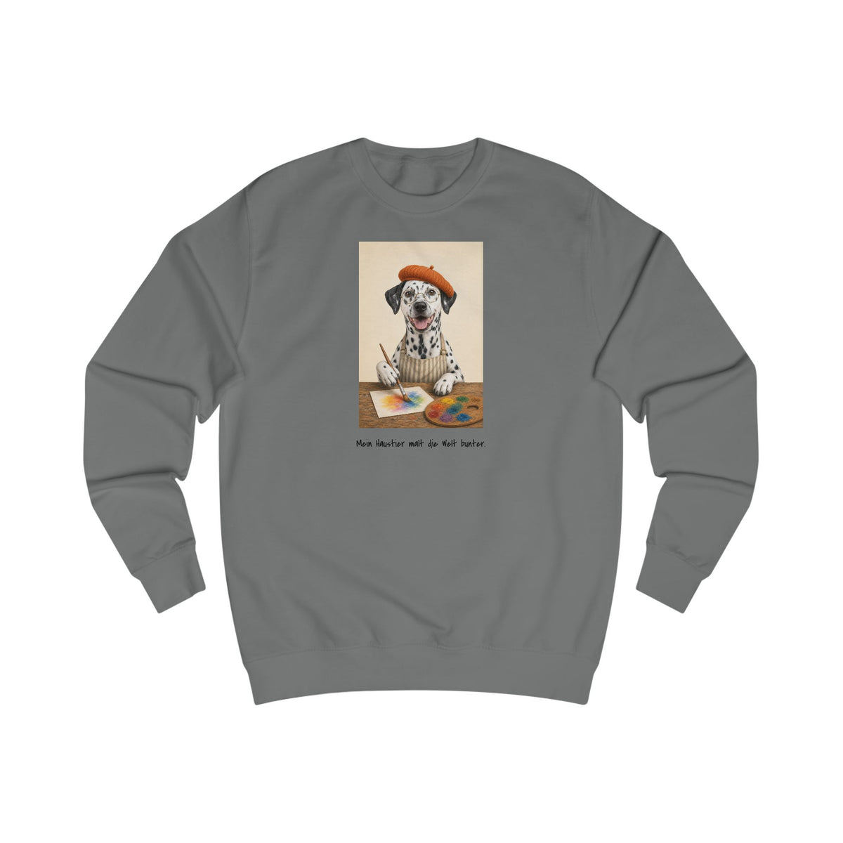 Personalisiertes Sweatshirt mit Haustier – The Artist