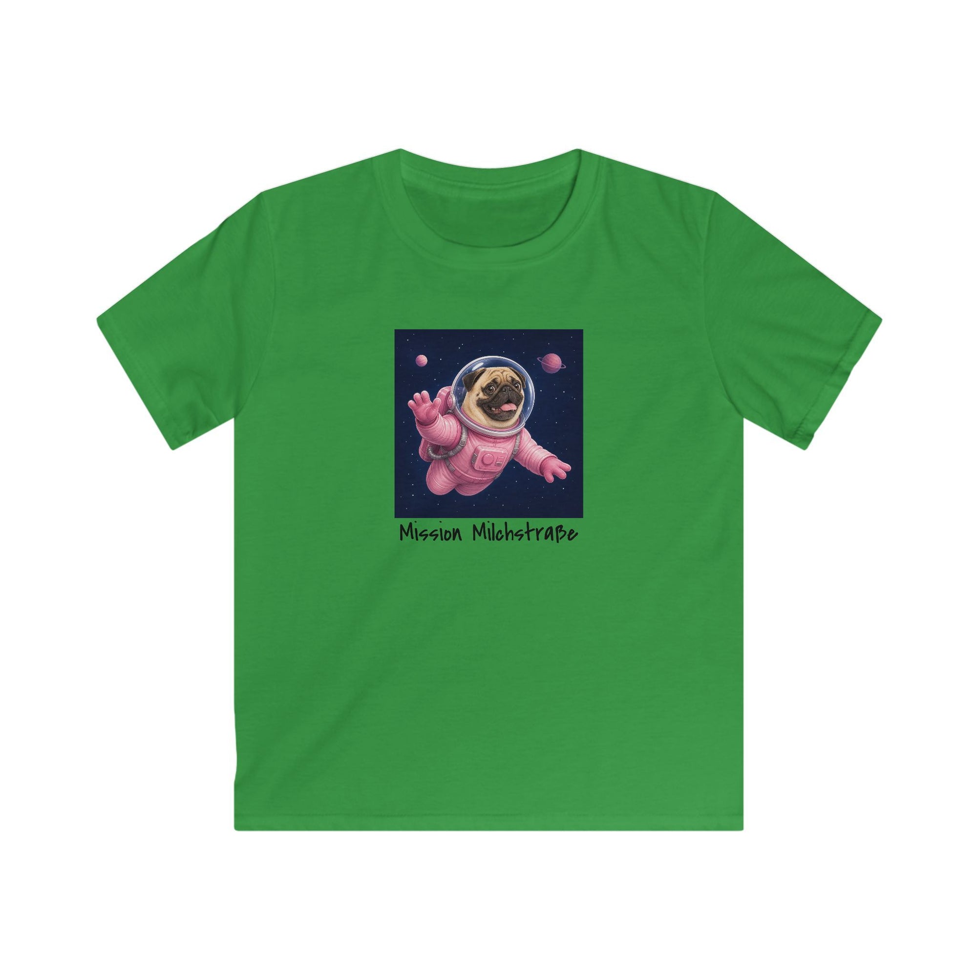 Personalisiertes Kinder T-Shirt mit Haustier – Astronaut