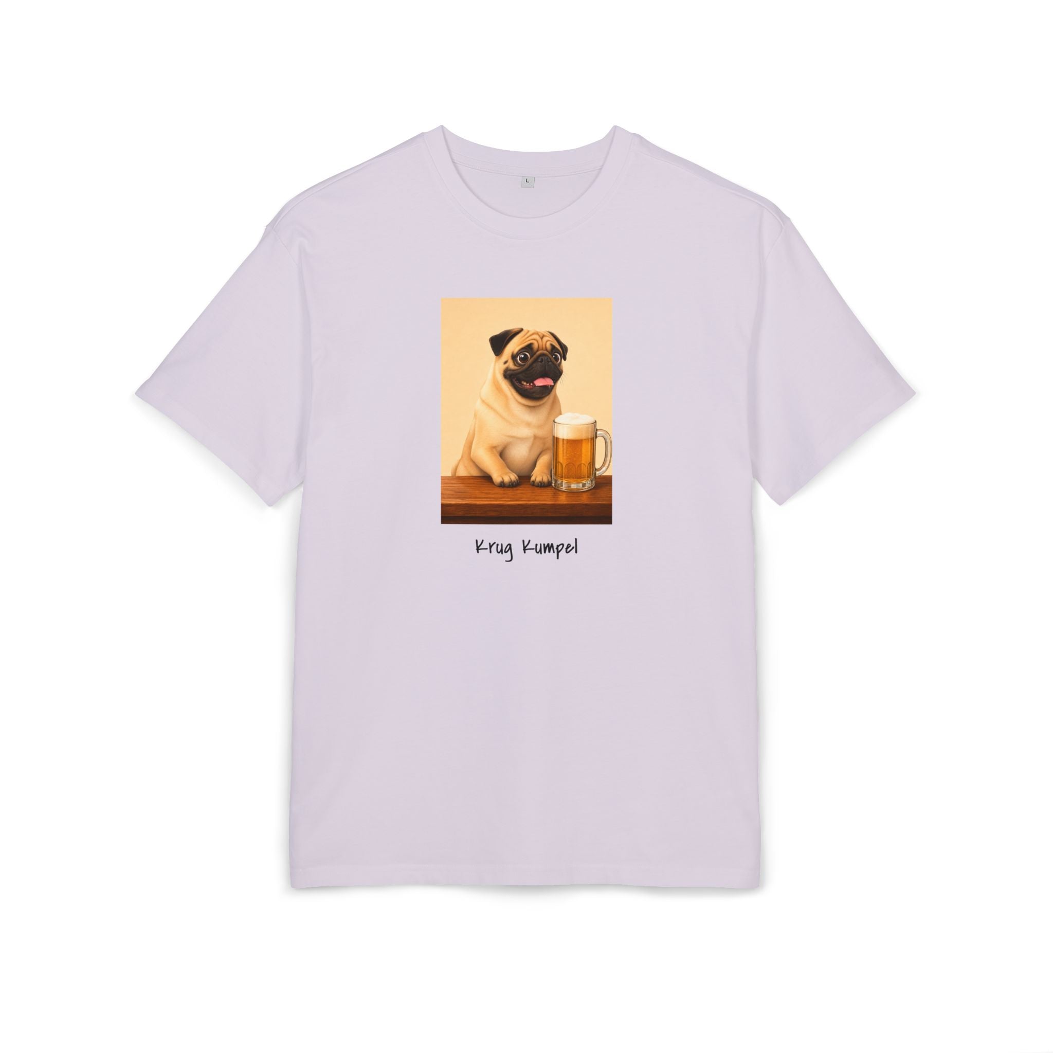 Personalisiertes Oversized Unisex T-Shirt mit Haustier – Cheers