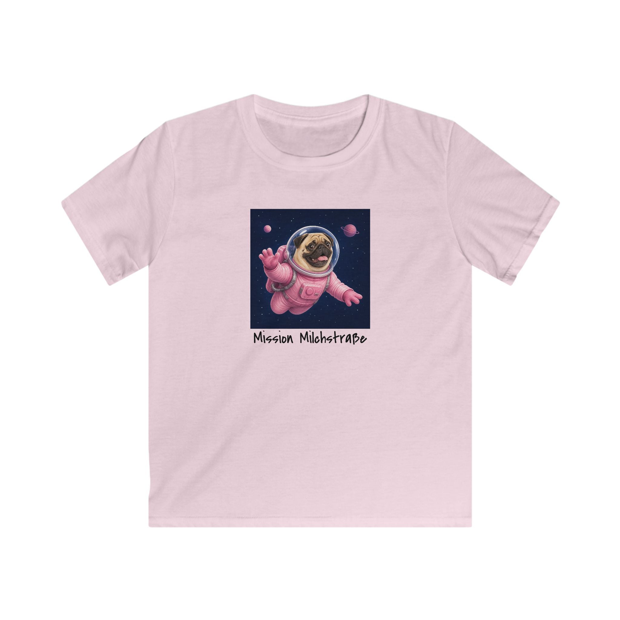 Personalisiertes Kinder T-Shirt mit Haustier – Astronaut