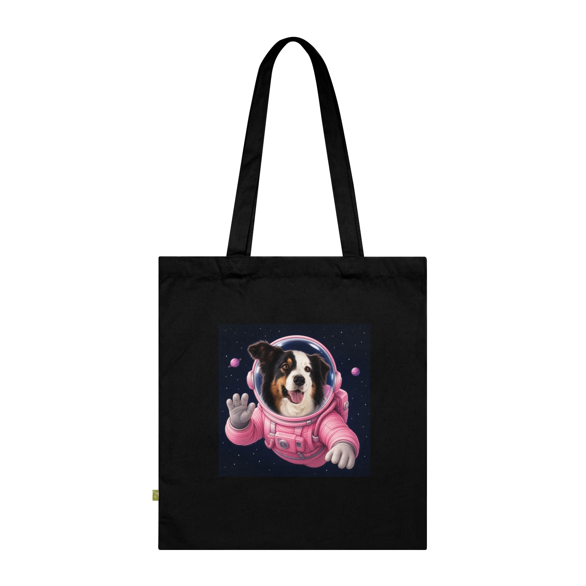 Personalisierte Baumwolltasche mit Haustier – Astronaut