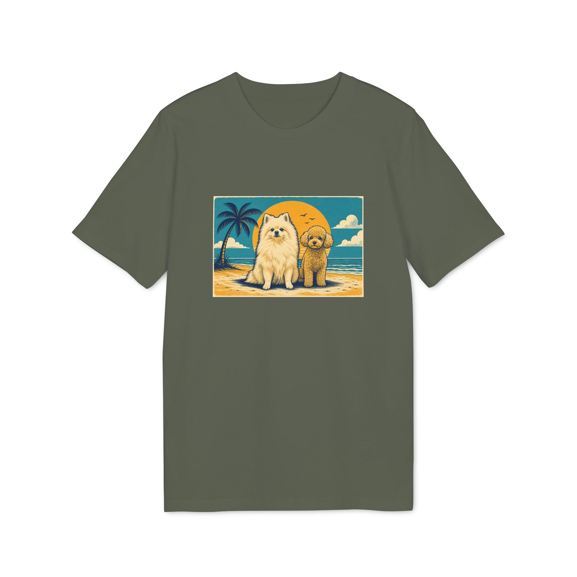 Personalisiertes Unisex T-Shirt mit Haustier – Summer Vibes