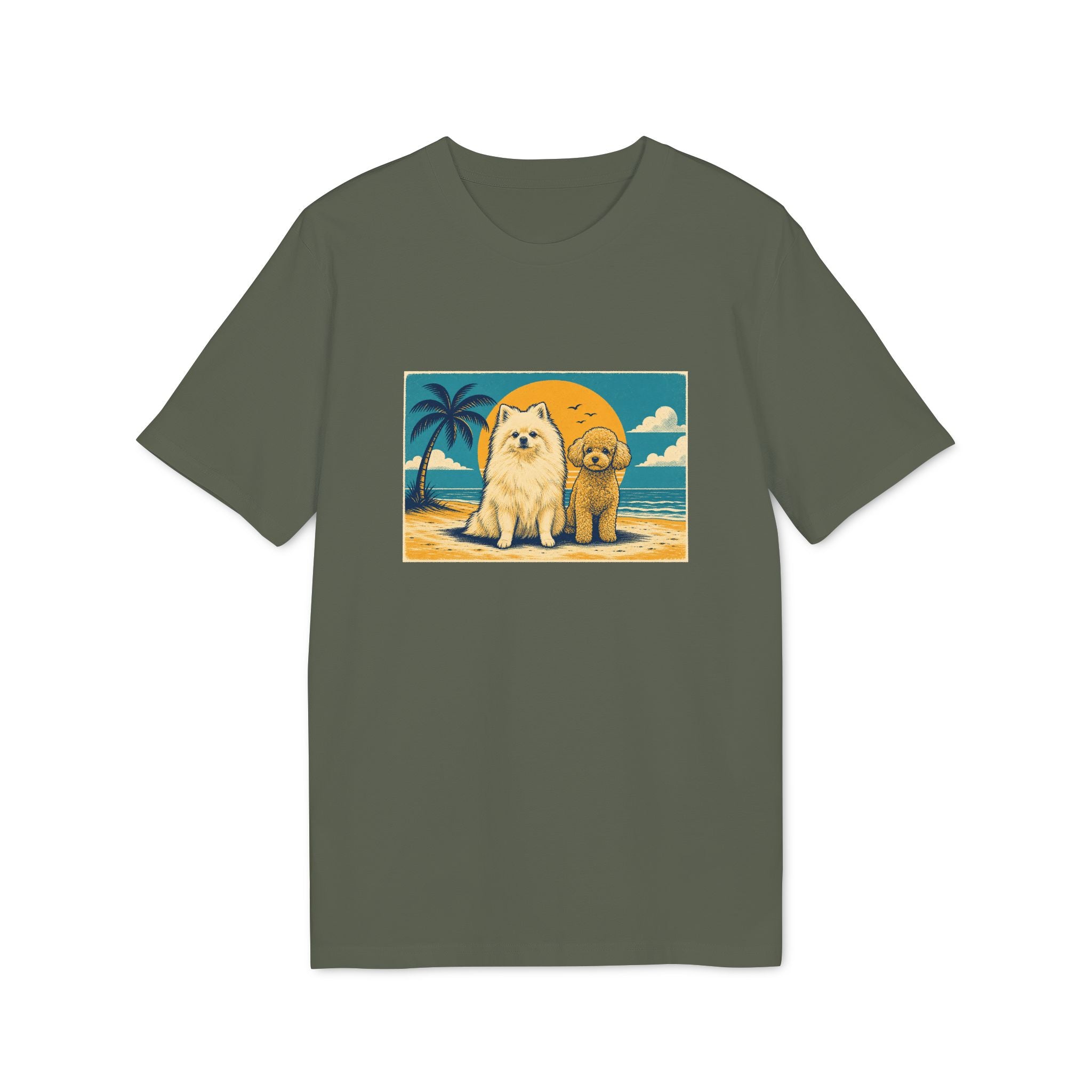 Personalisiertes Unisex T-Shirt mit Haustier – Summer Vibes