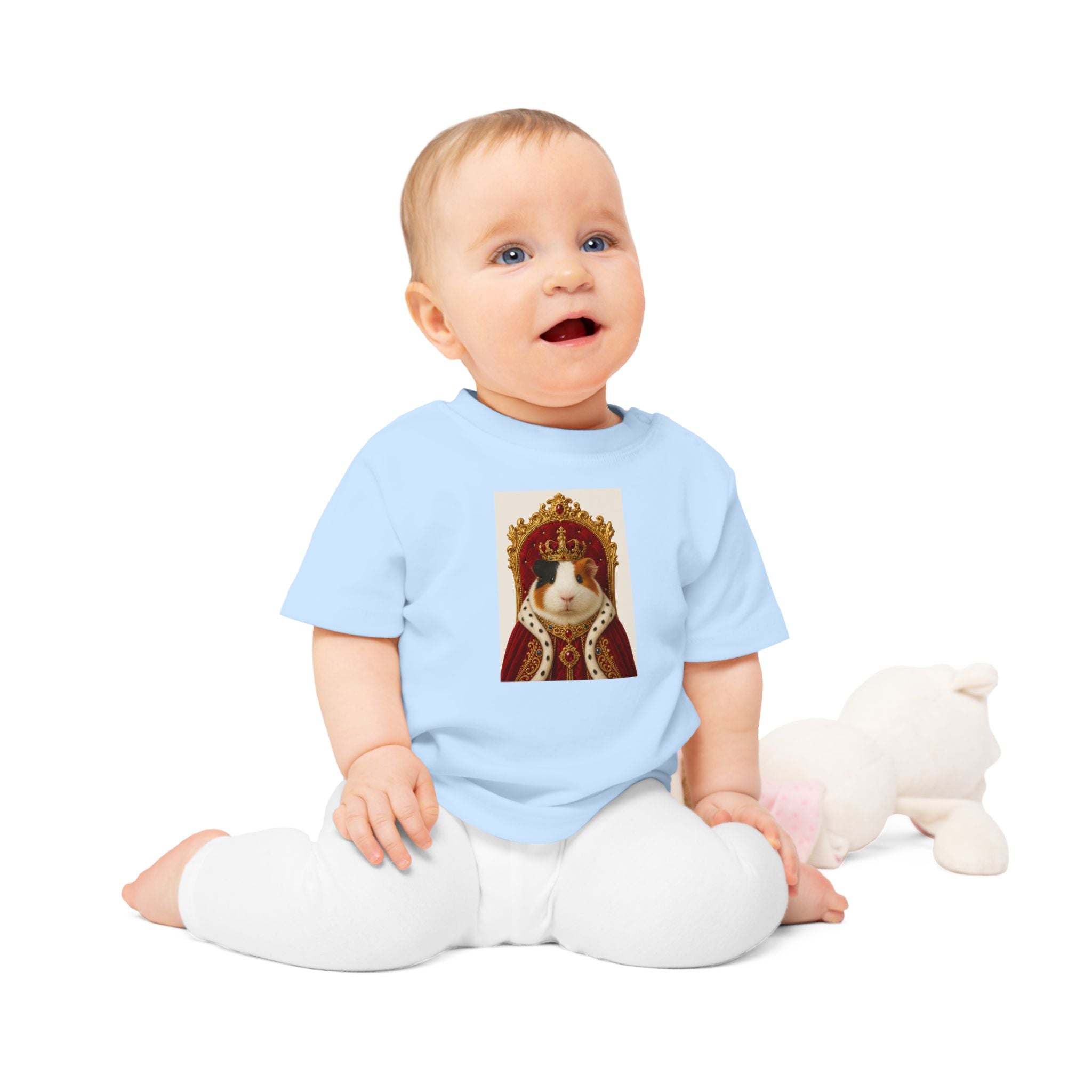Personalisiertes Baby T-Shirt mit Haustier – Pet Kingdom