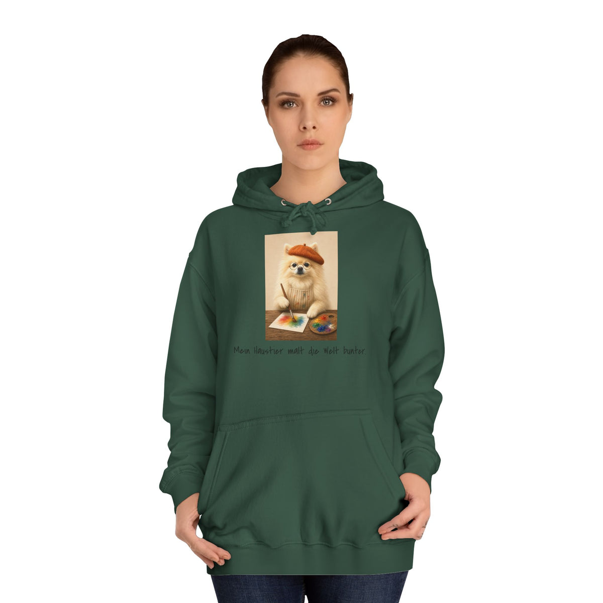 Personalisierter Unisex Hoodie mit Haustier – The Artist