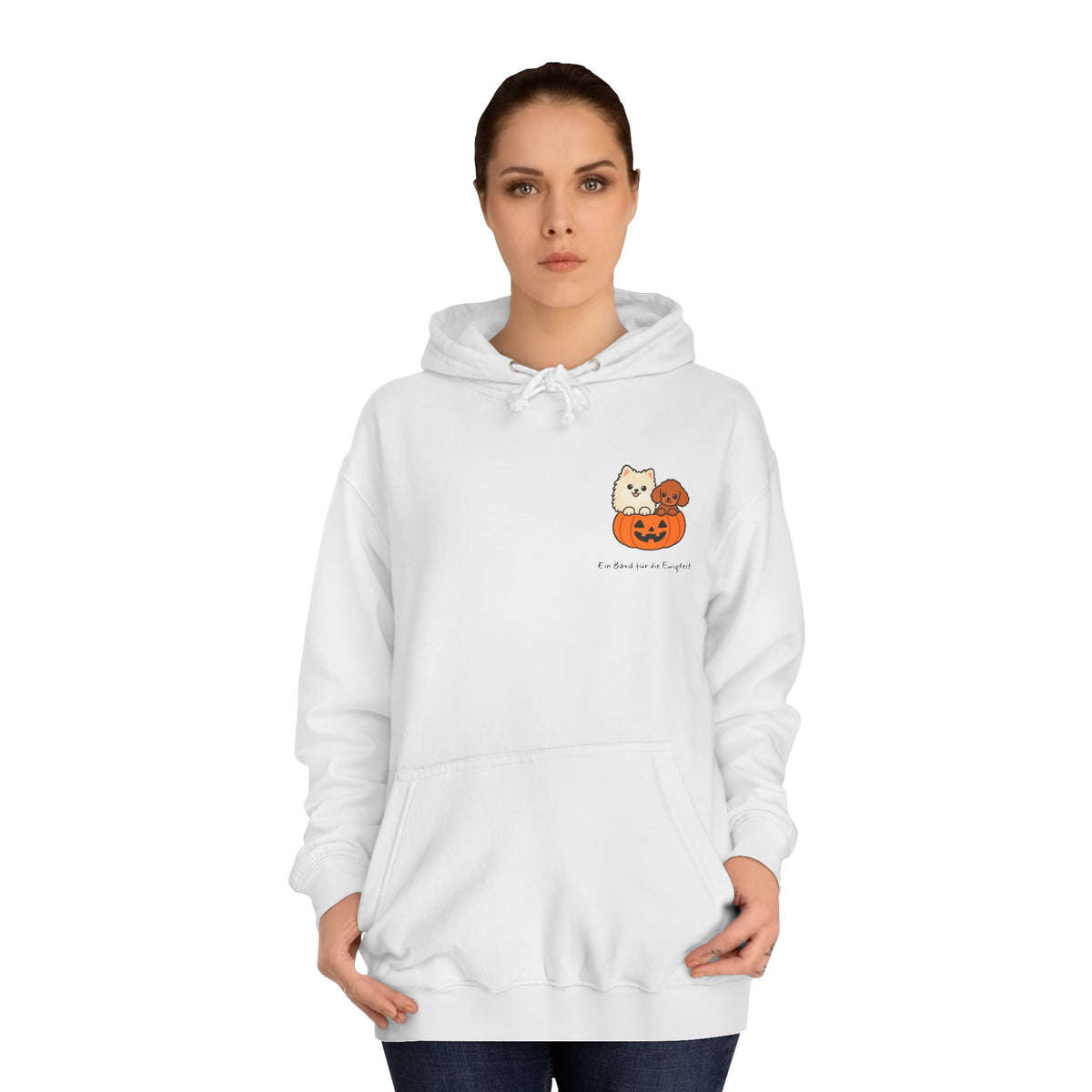 Personalisierter Unisex Hoodie mit Haustier – Halloween Pet