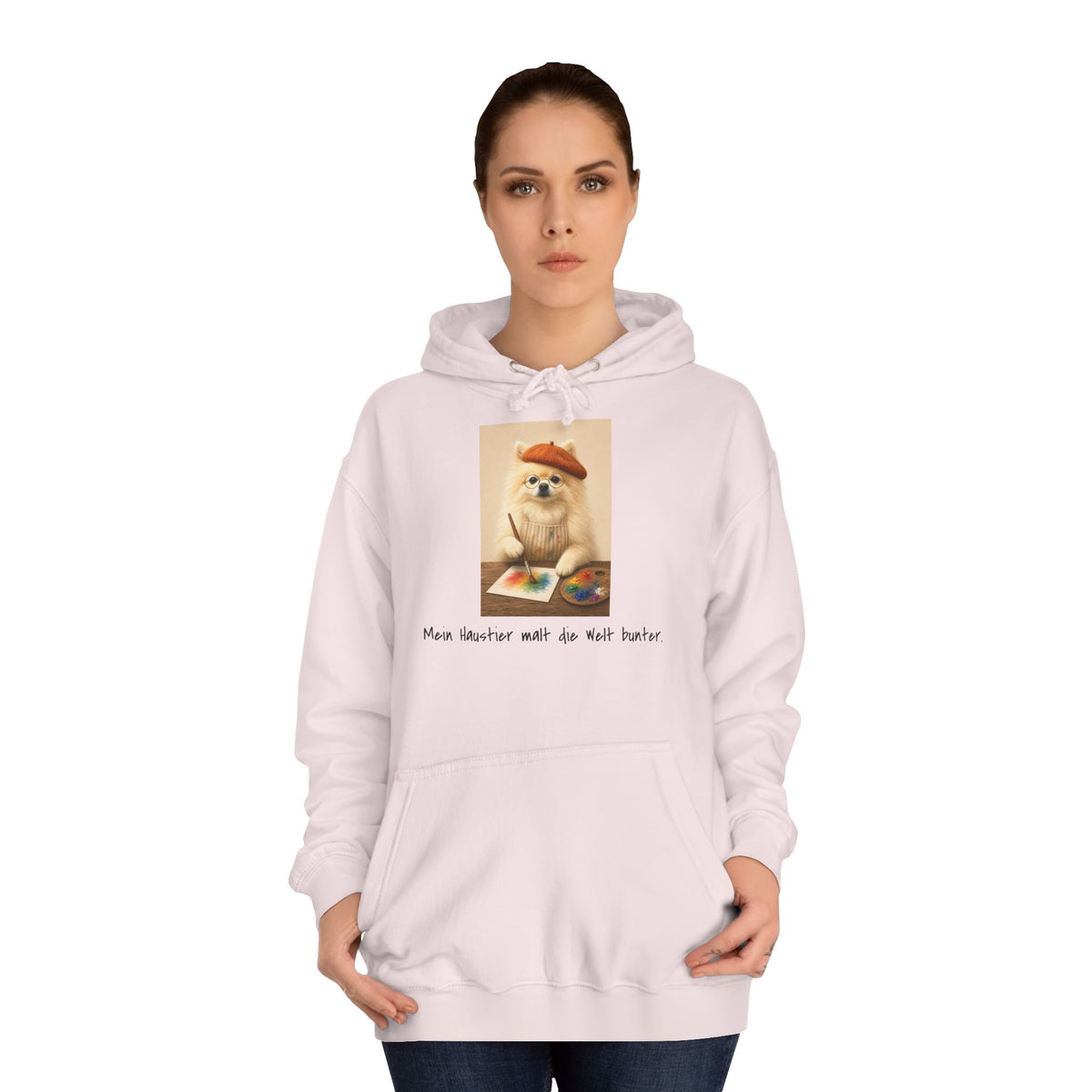 Personalisierter Unisex Hoodie mit Haustier – The Artist