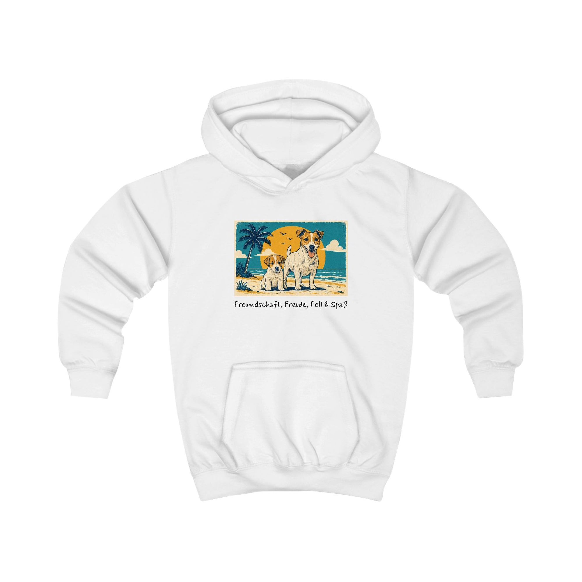 Personalisierter Kinder-Hoodie mit Haustier – Summer Vibes