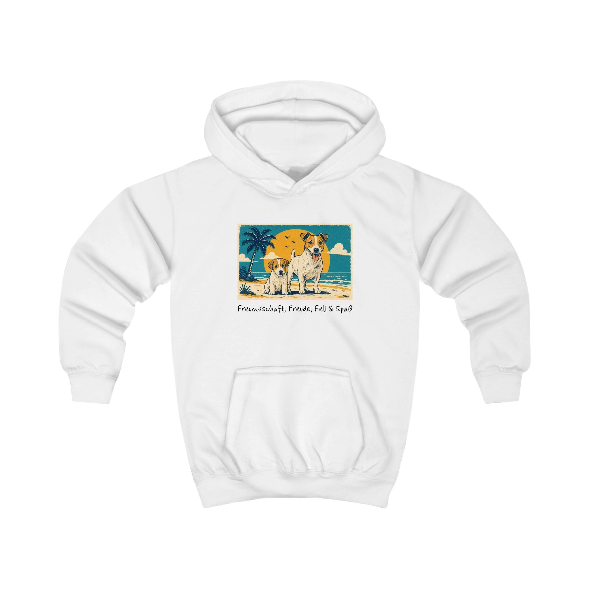 Personalisierter Kinder-Hoodie mit Haustier – Summer Vibes
