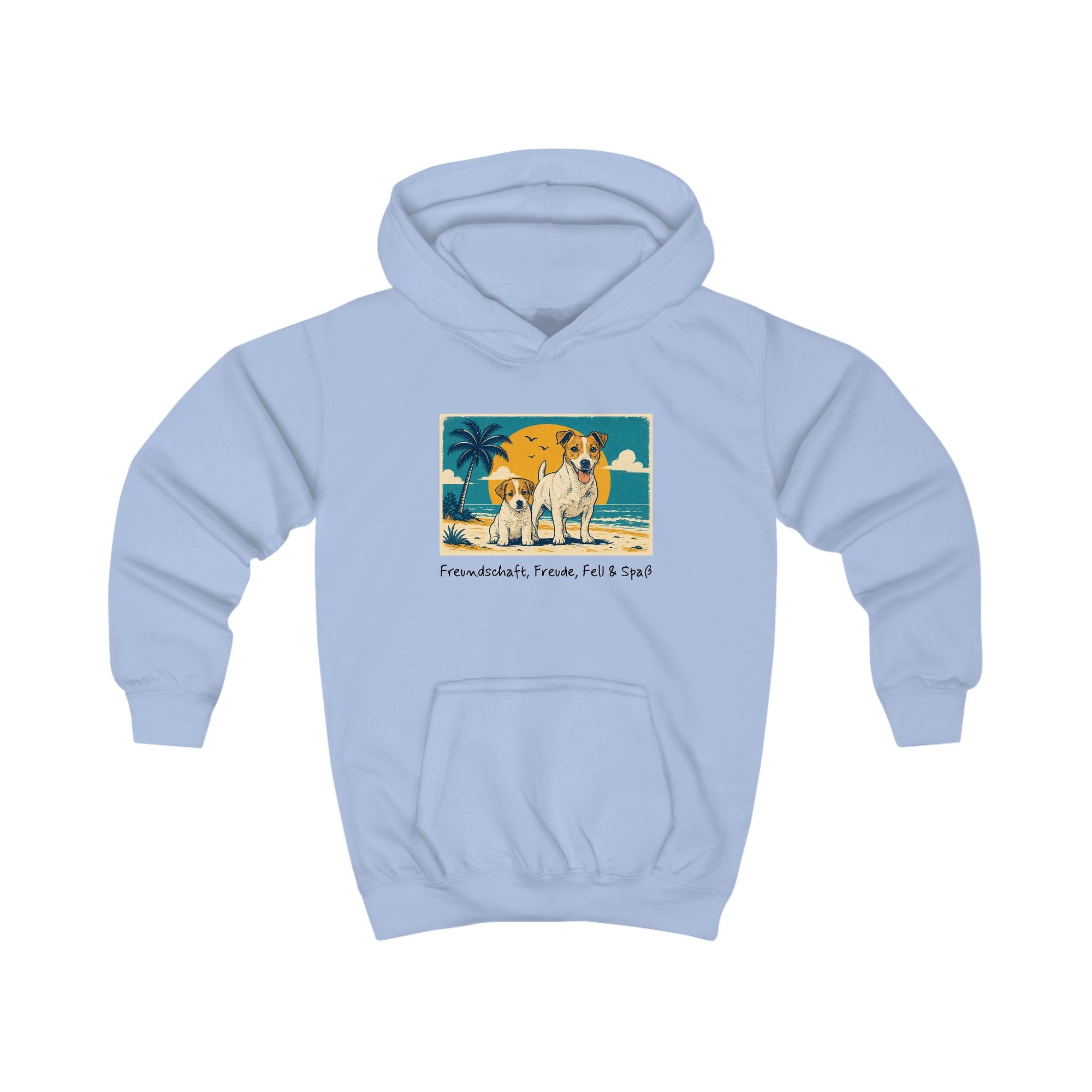Personalisierter Kinder-Hoodie mit Haustier – Summer Vibes