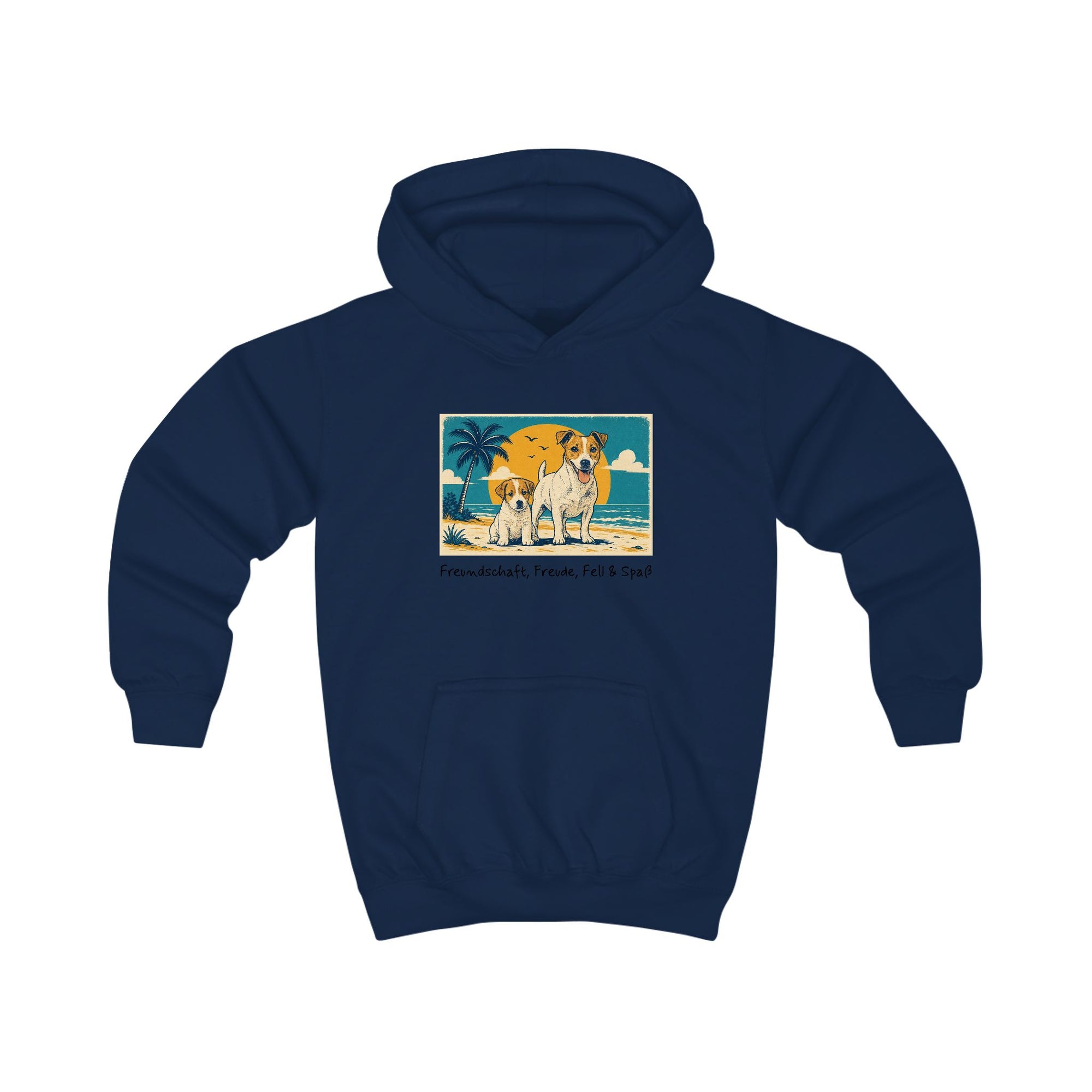 Personalisierter Kinder-Hoodie mit Haustier – Summer Vibes
