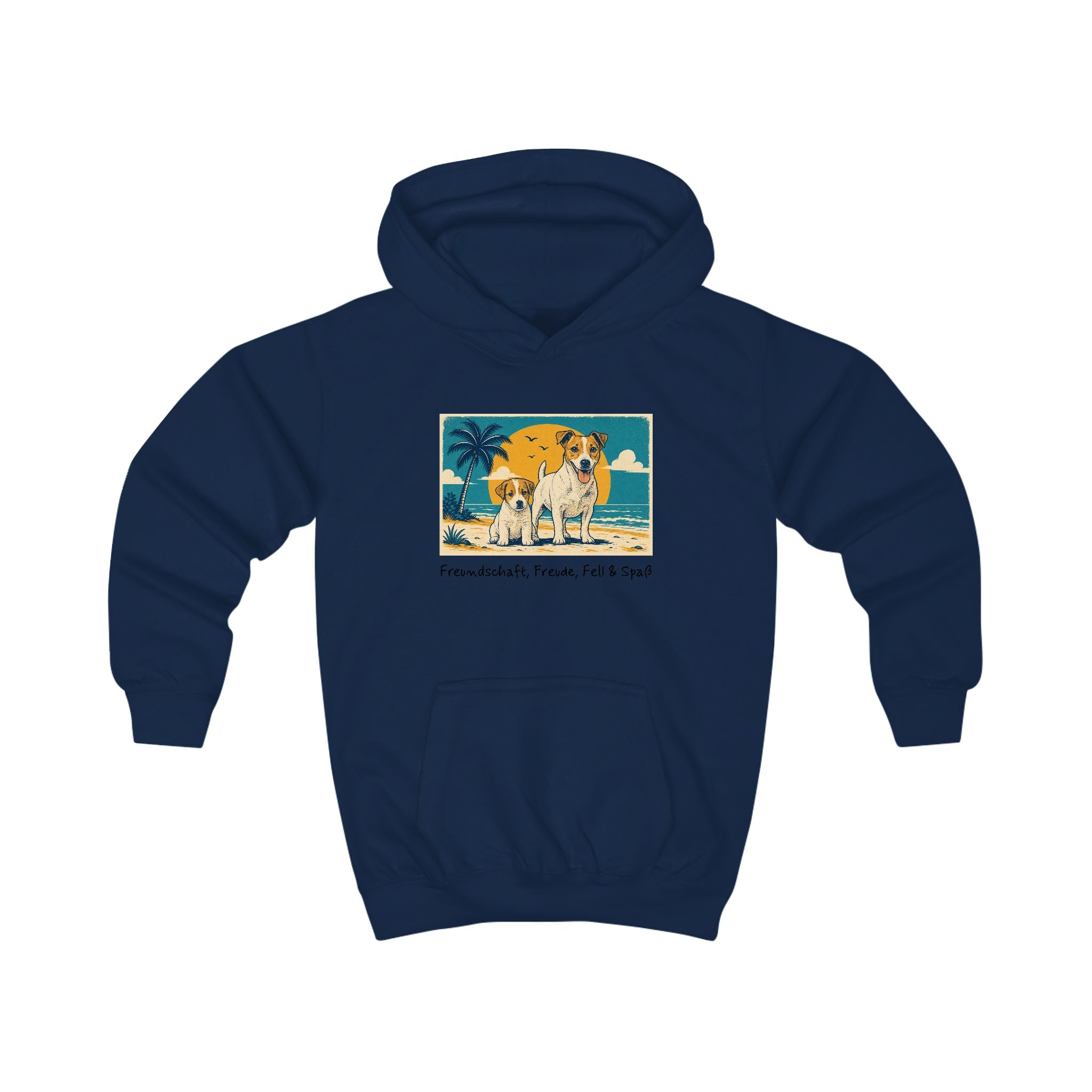 Personalisierter Kinder-Hoodie mit Haustier – Summer Vibes