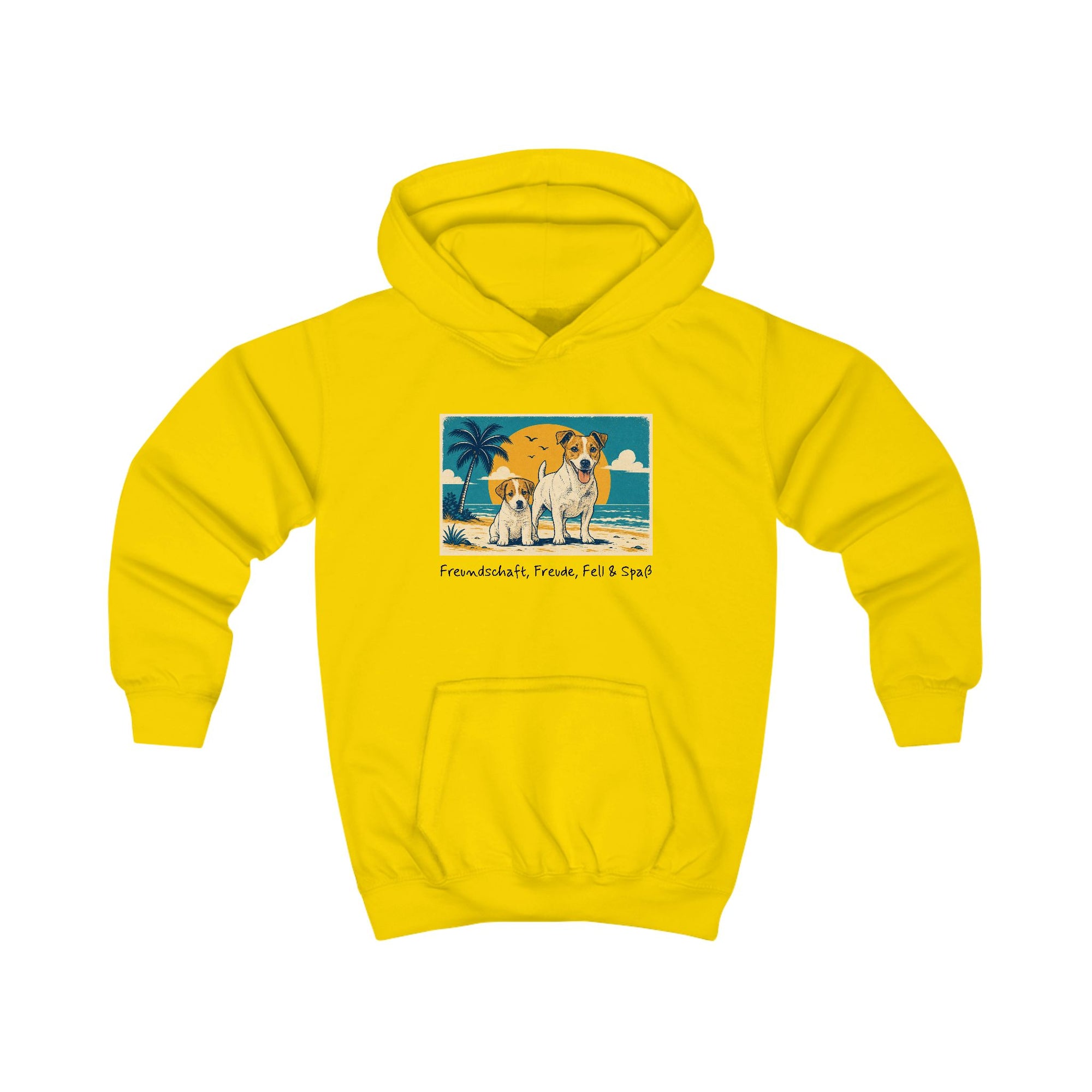 Personalisierter Kinder-Hoodie mit Haustier – Summer Vibes