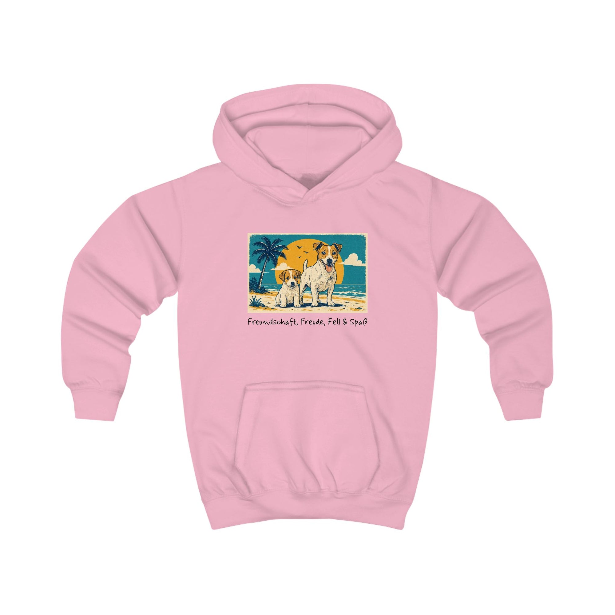 Personalisierter Kinder-Hoodie mit Haustier – Summer Vibes
