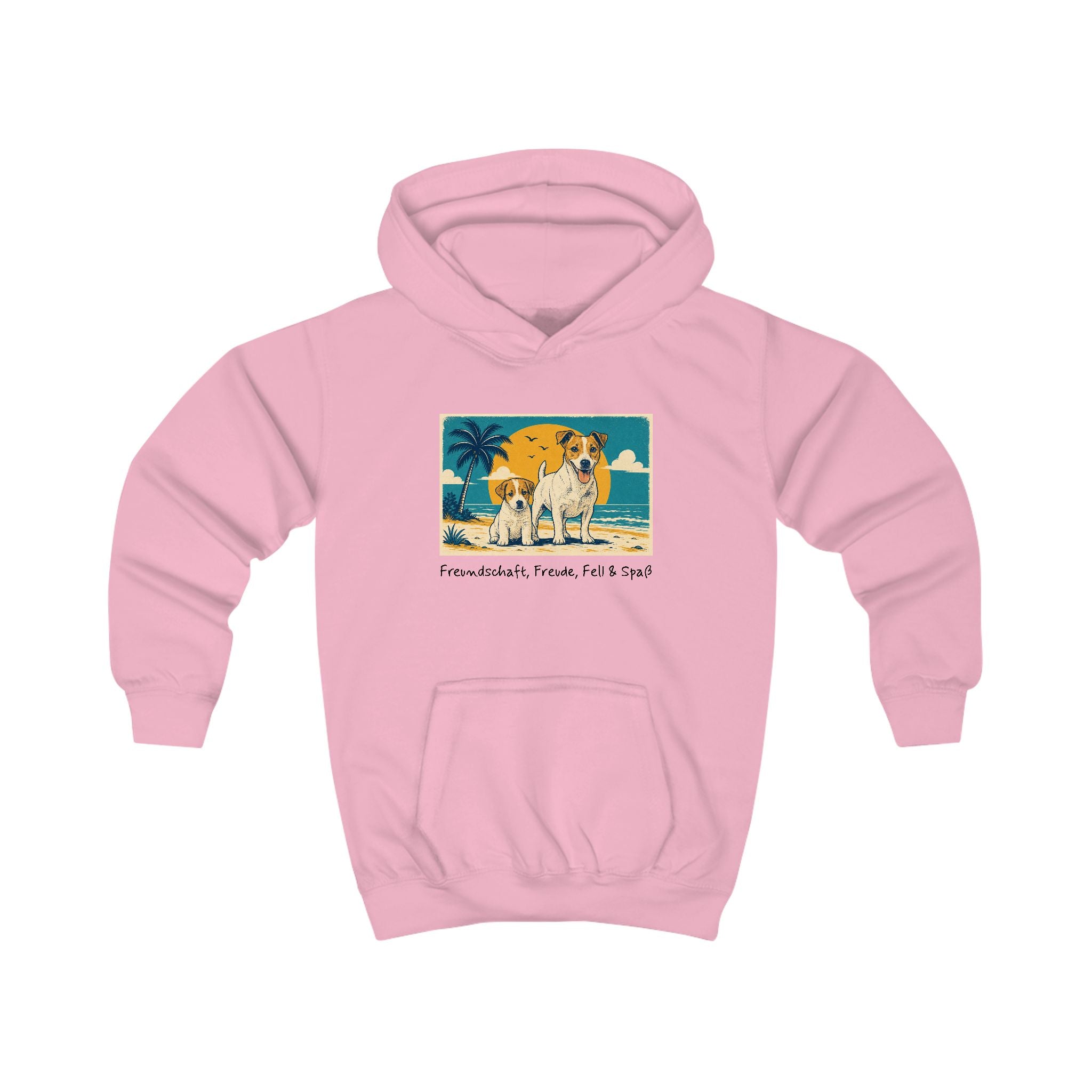 Personalisierter Kinder-Hoodie mit Haustier – Summer Vibes