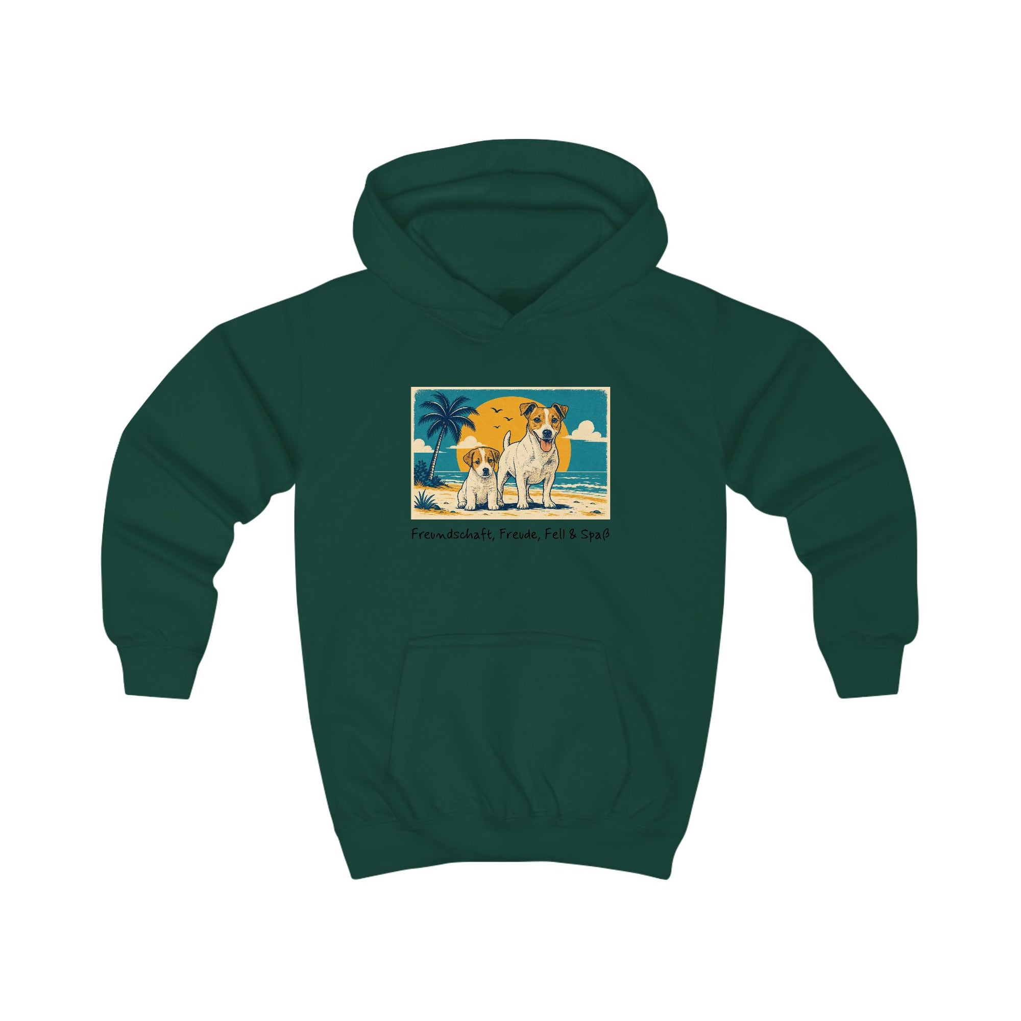 Personalisierter Kinder-Hoodie mit Haustier – Summer Vibes