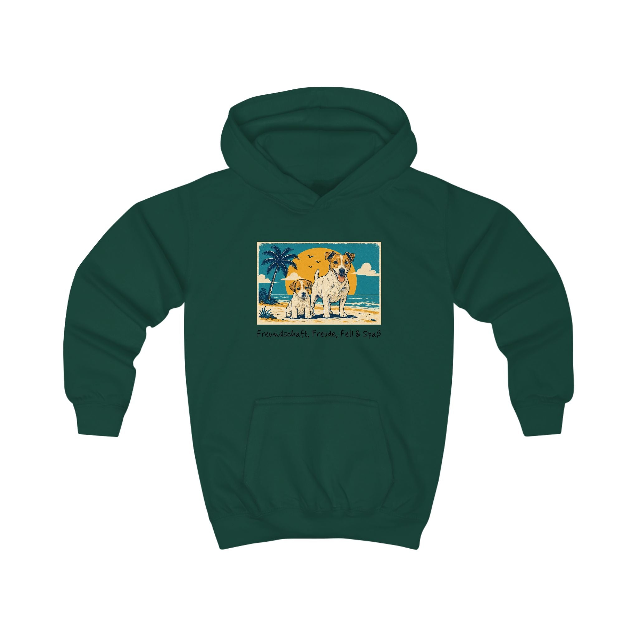 Personalisierter Kinder-Hoodie mit Haustier – Summer Vibes
