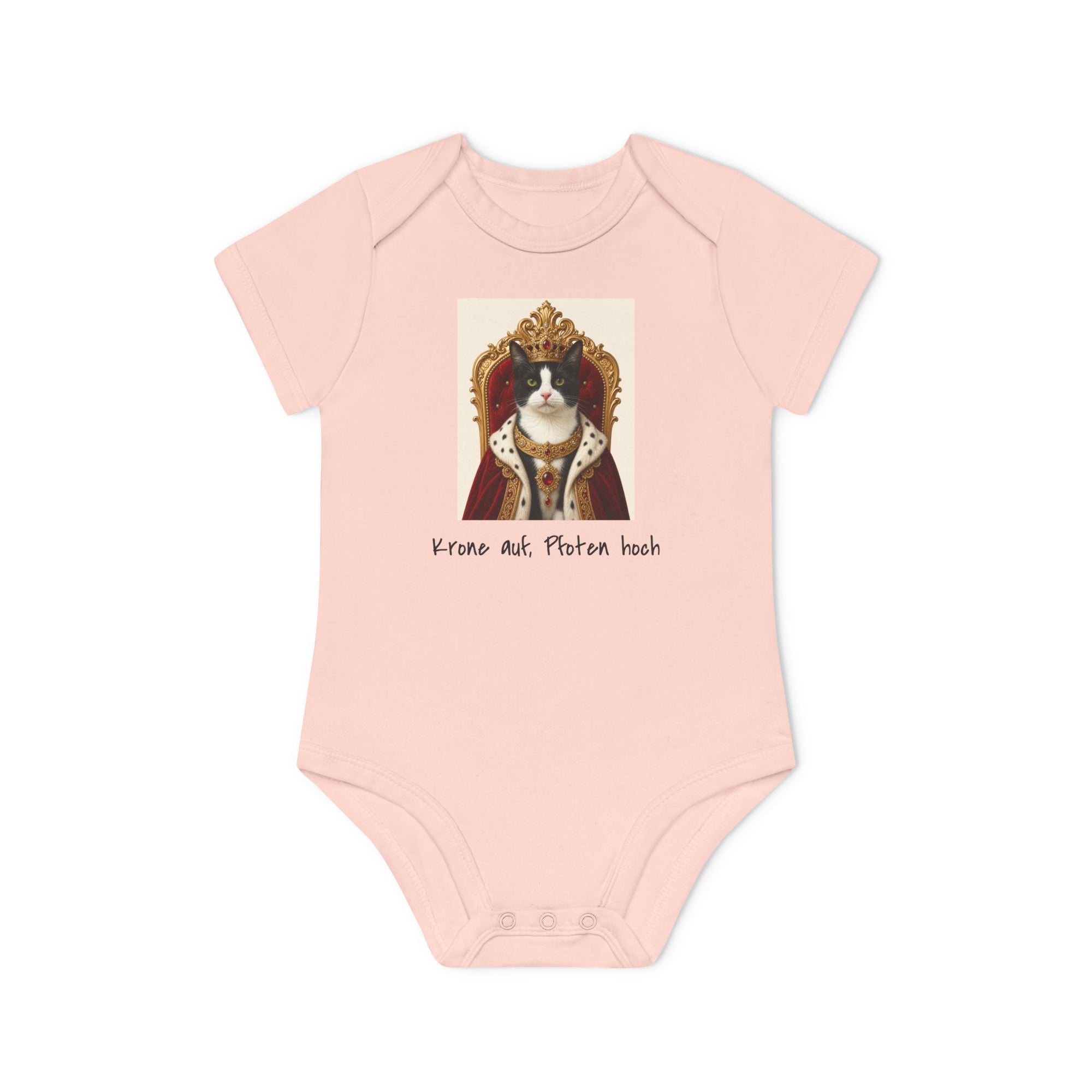 Personalisierter Baby-Body kurzarm Bio Baumwolle – Pet Kingdom