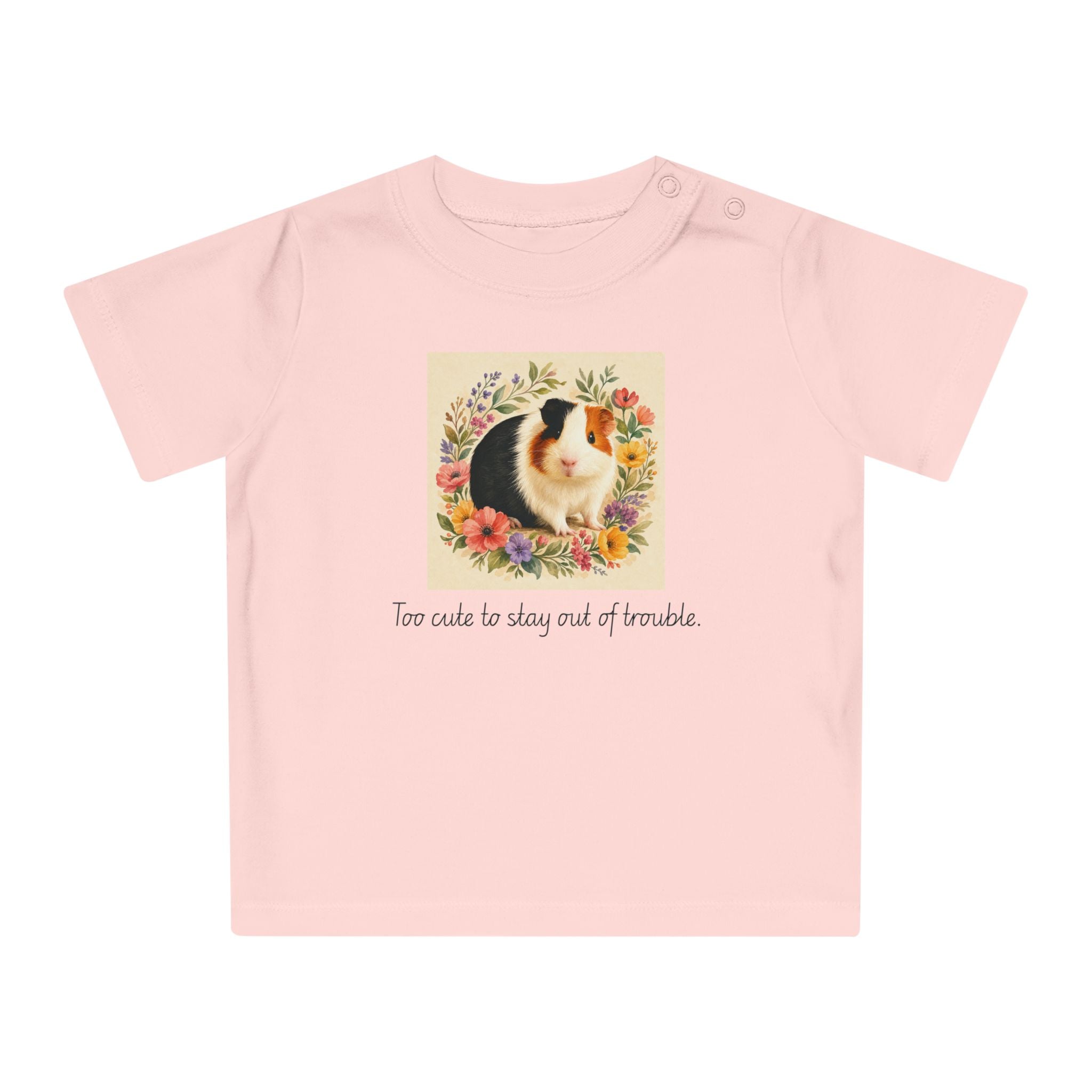 Personalisiertes Baby T-Shirt mit Haustier – Flora & Fauna